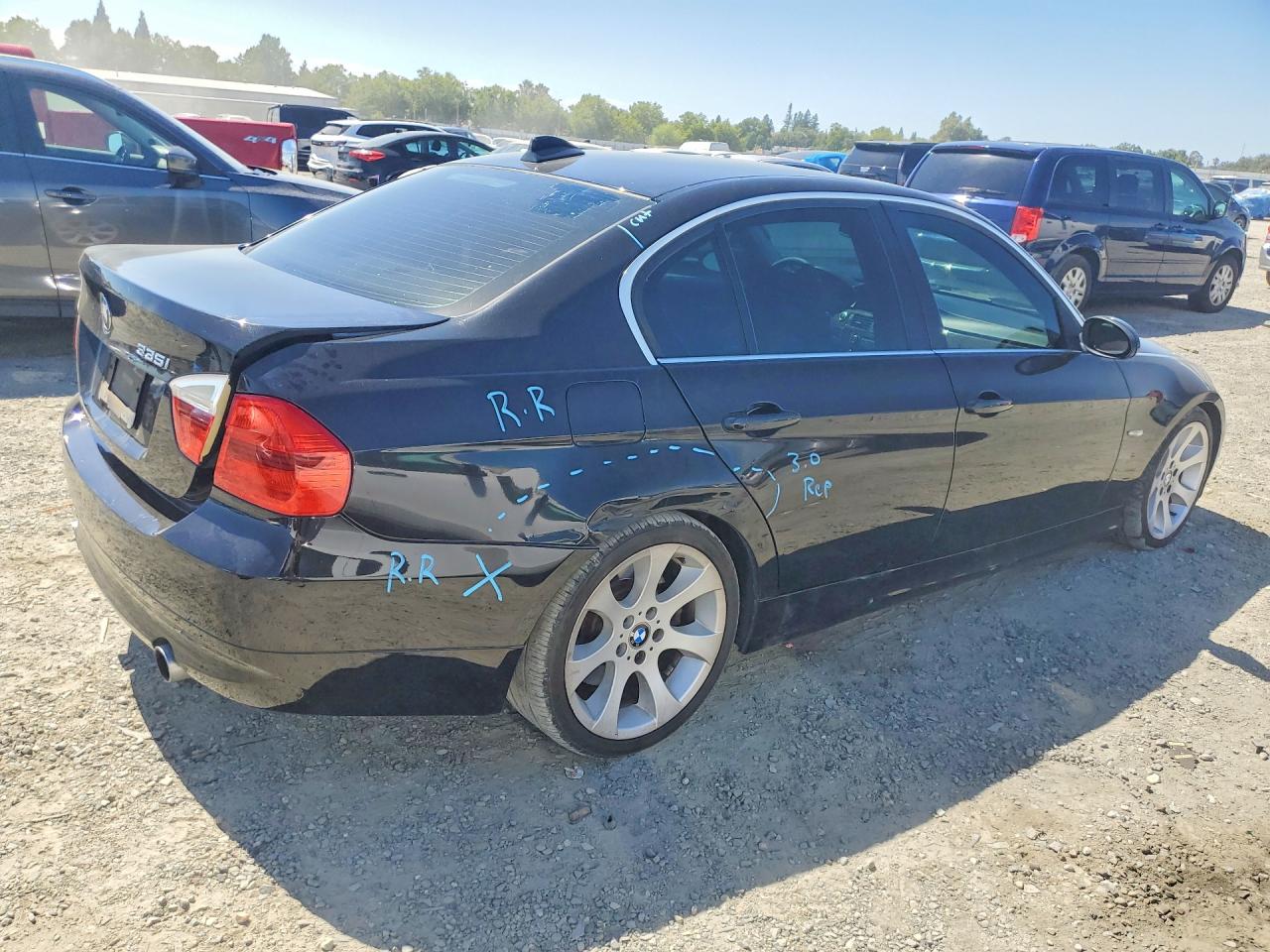 2007 Bmw 335 I Black vin: WBAVB73567PA86433