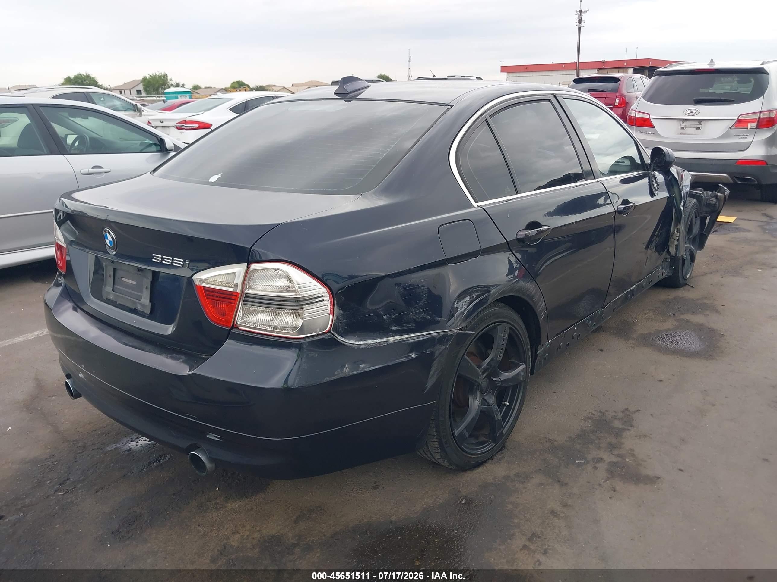2008 Bmw 335i   Blue vin: WBAVB73568P102242