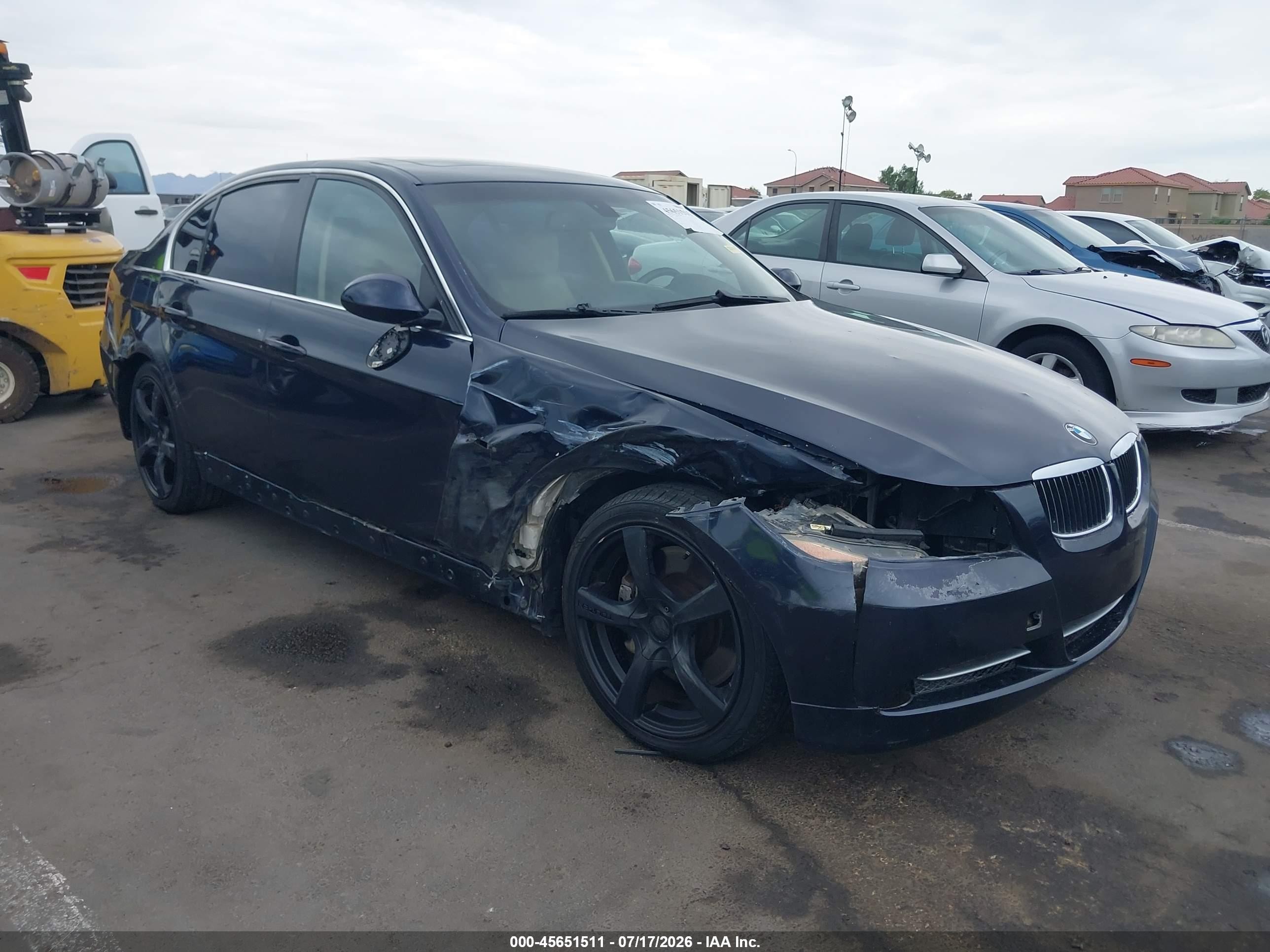 2008 Bmw 335i   Blue vin: WBAVB73568P102242