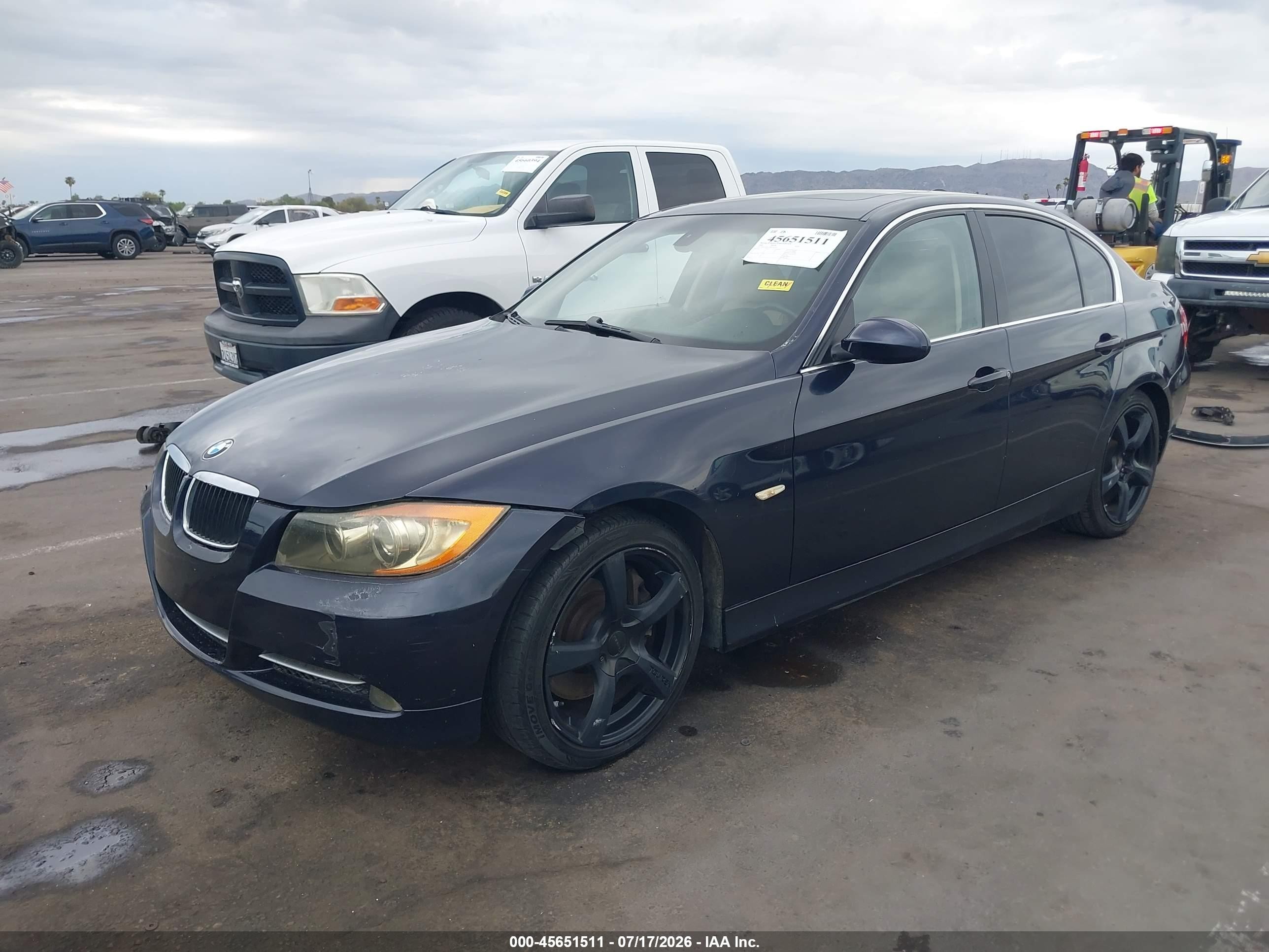 2008 Bmw 335i   Blue vin: WBAVB73568P102242