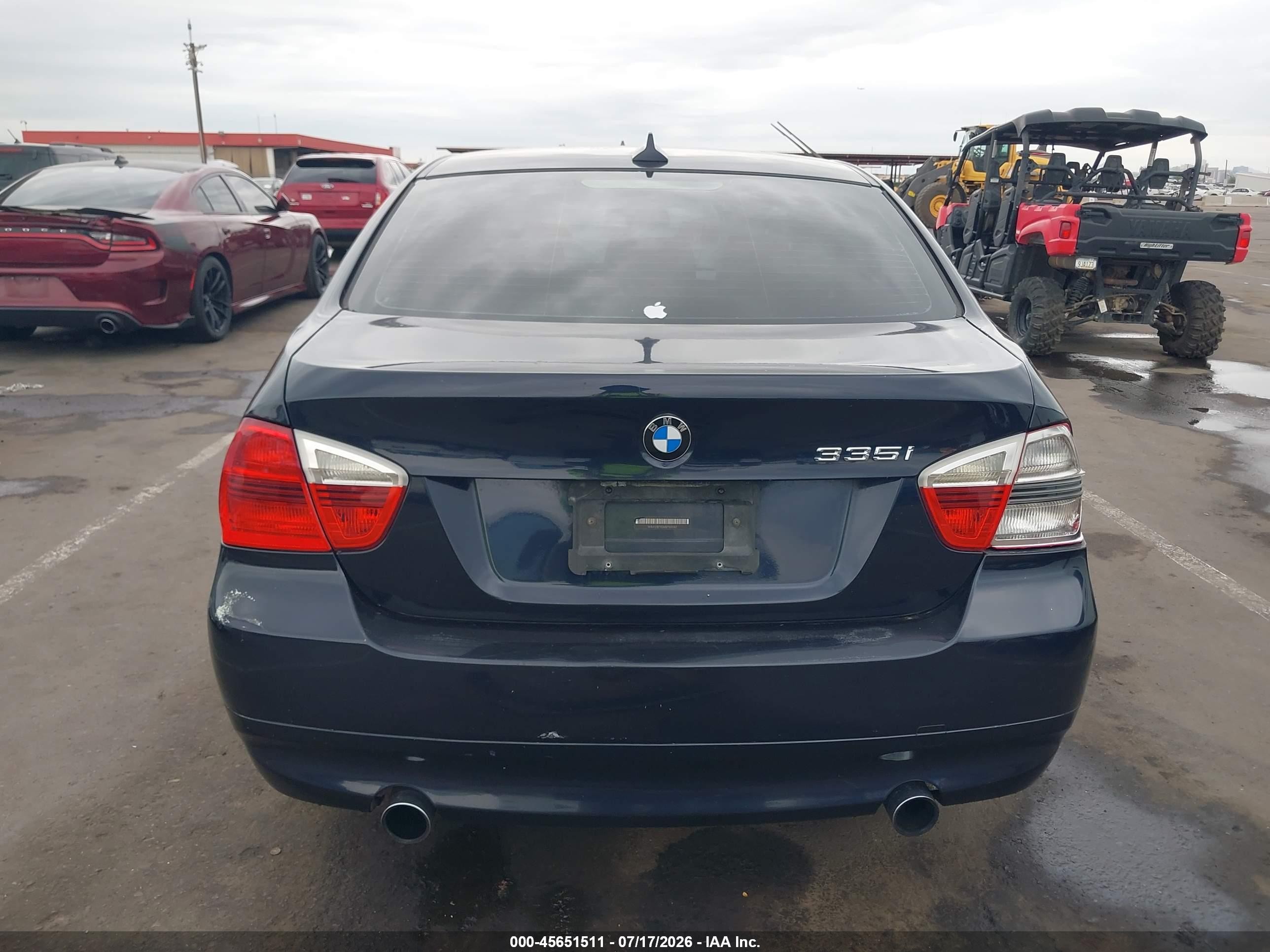 2008 Bmw 335i   Blue vin: WBAVB73568P102242