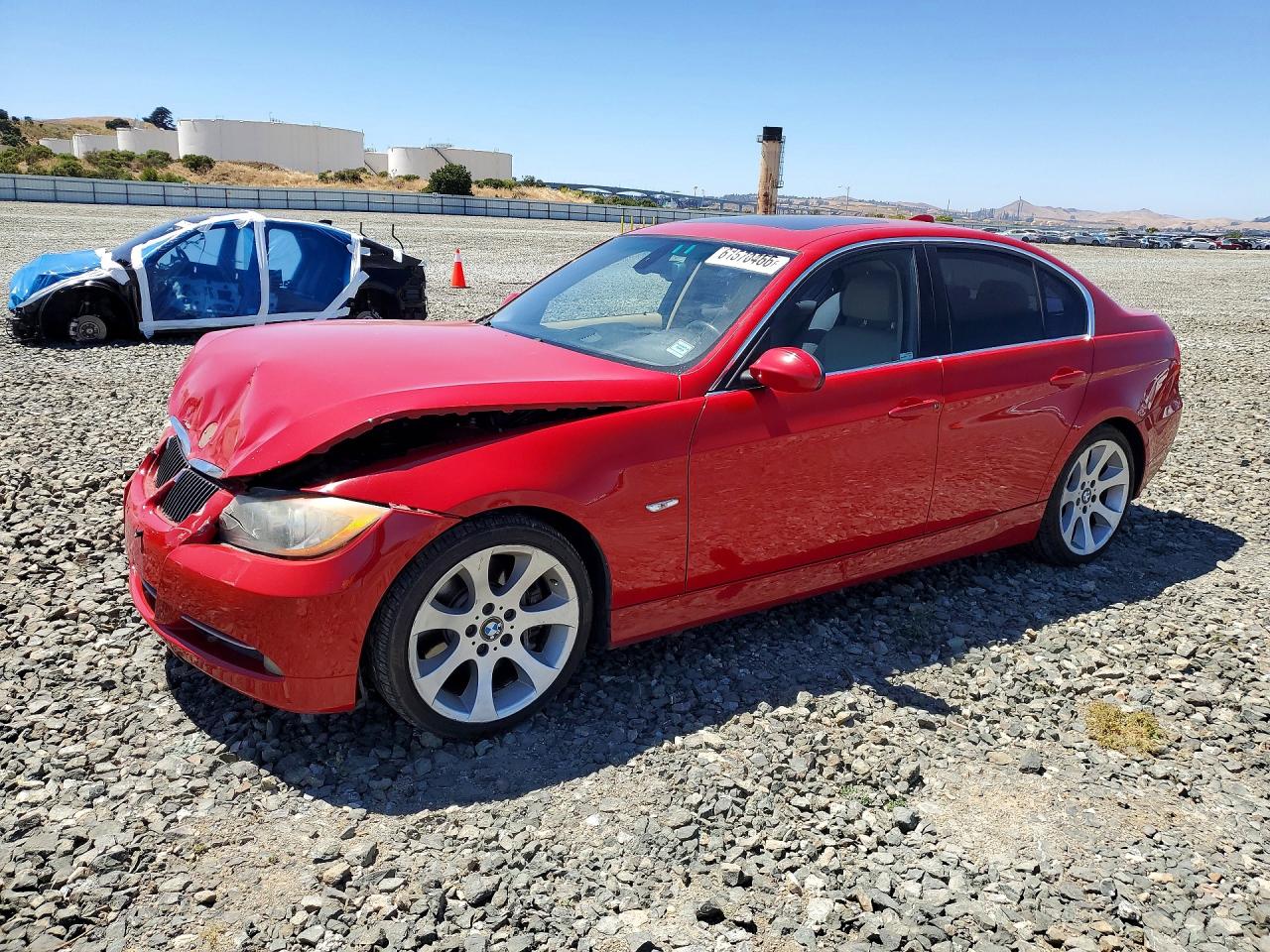 2007 Bmw 335 I Red vin: WBAVB73587KY60840
