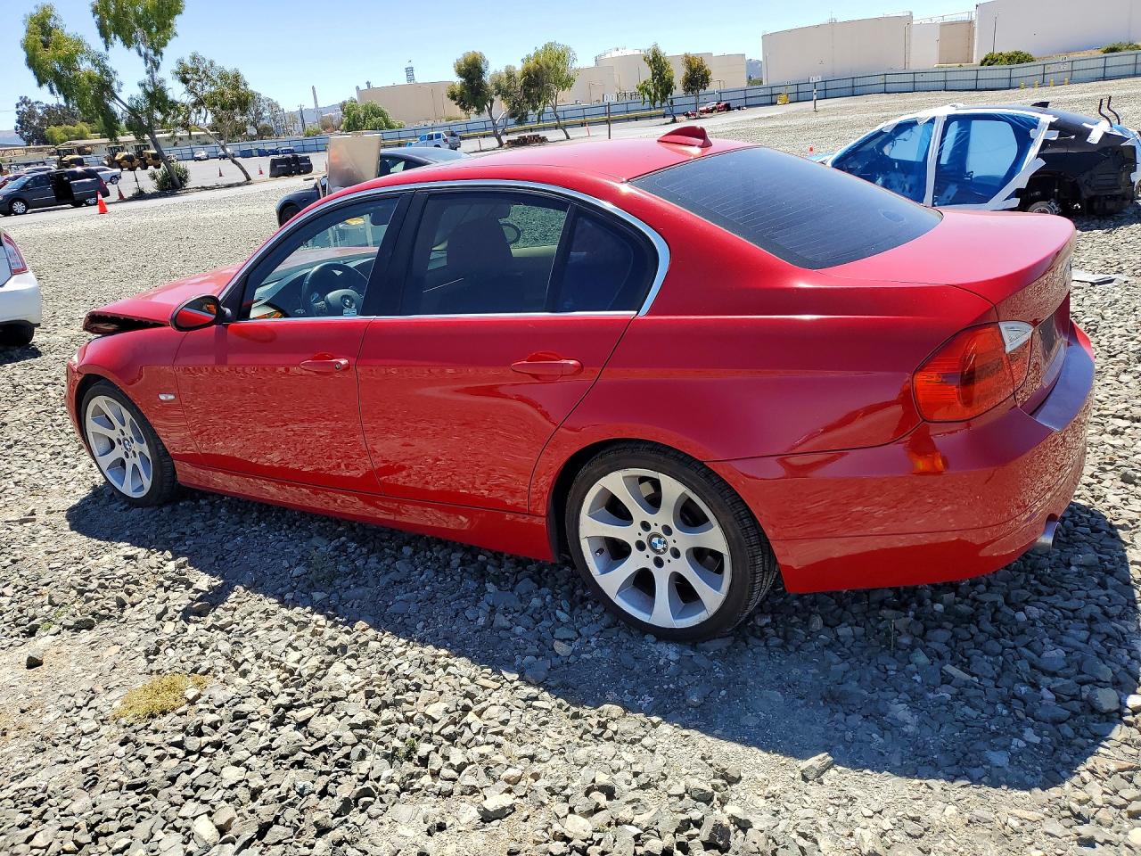 2007 Bmw 335 I Red vin: WBAVB73587KY60840