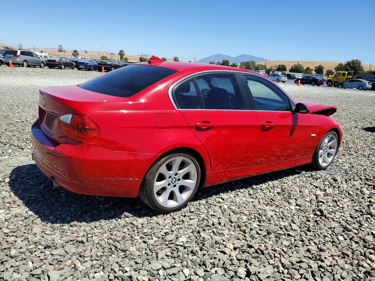 2007 Bmw 335 I Red vin: WBAVB73587KY60840