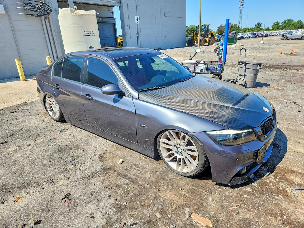 2007 Bmw 335 I Gray vin: WBAVB73587VF50107