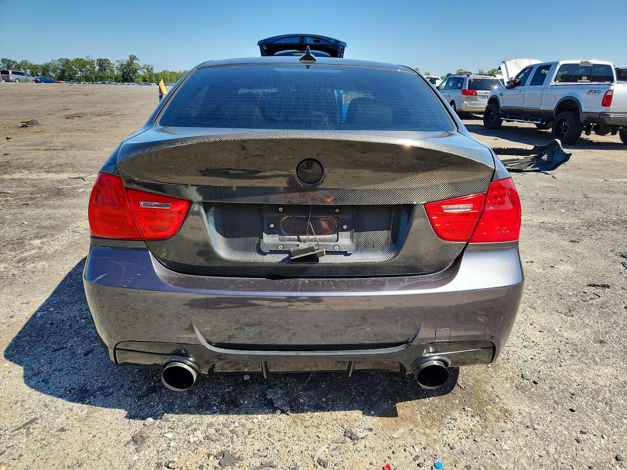 2007 Bmw 335 I Gray vin: WBAVB73587VF50107