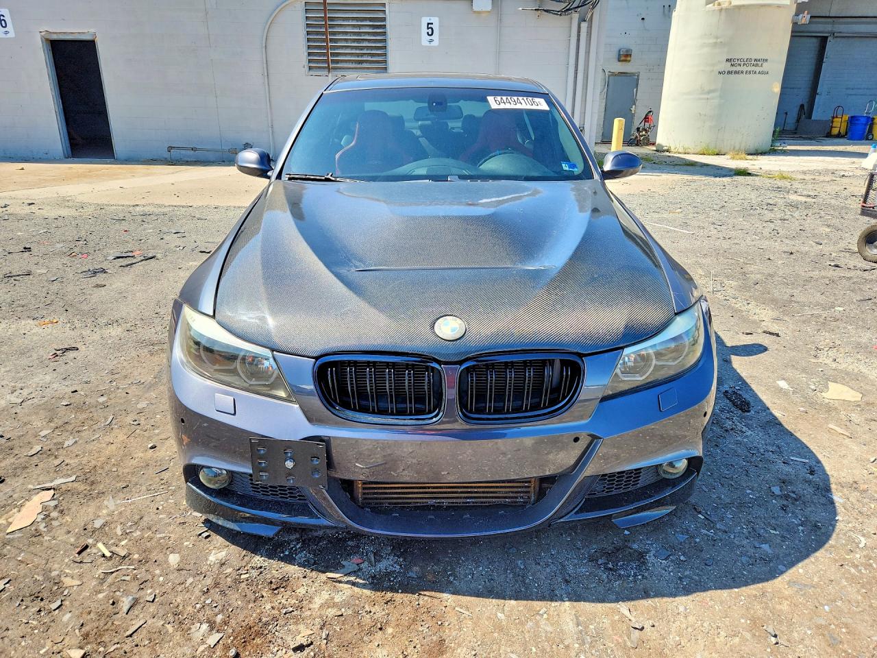 2007 Bmw 335 I Gray vin: WBAVB73587VF50107