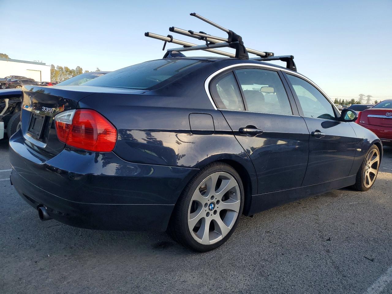 2007 Bmw 335 I Синий vin: WBAVB73587VH23463