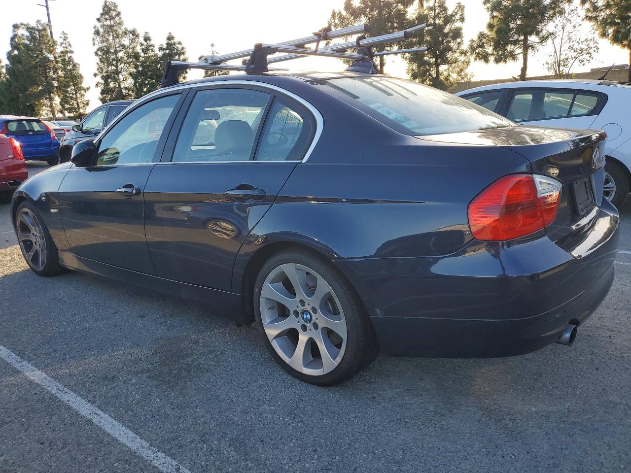 2007 Bmw 335 I Синий vin: WBAVB73587VH23463