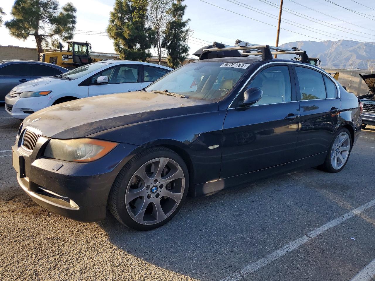 2007 Bmw 335 I Blue vin: WBAVB73587VH23463