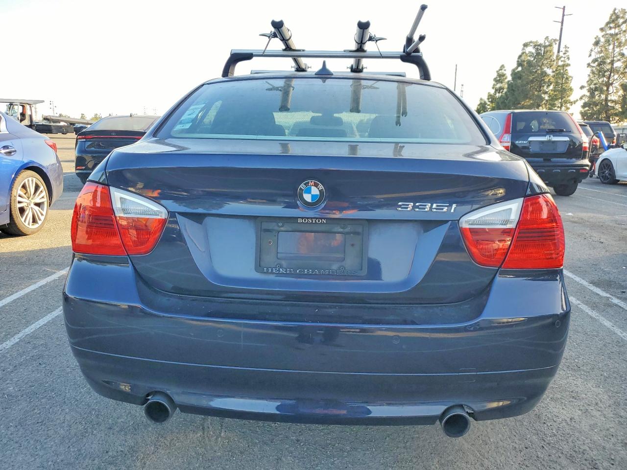2007 Bmw 335 I Синий vin: WBAVB73587VH23463