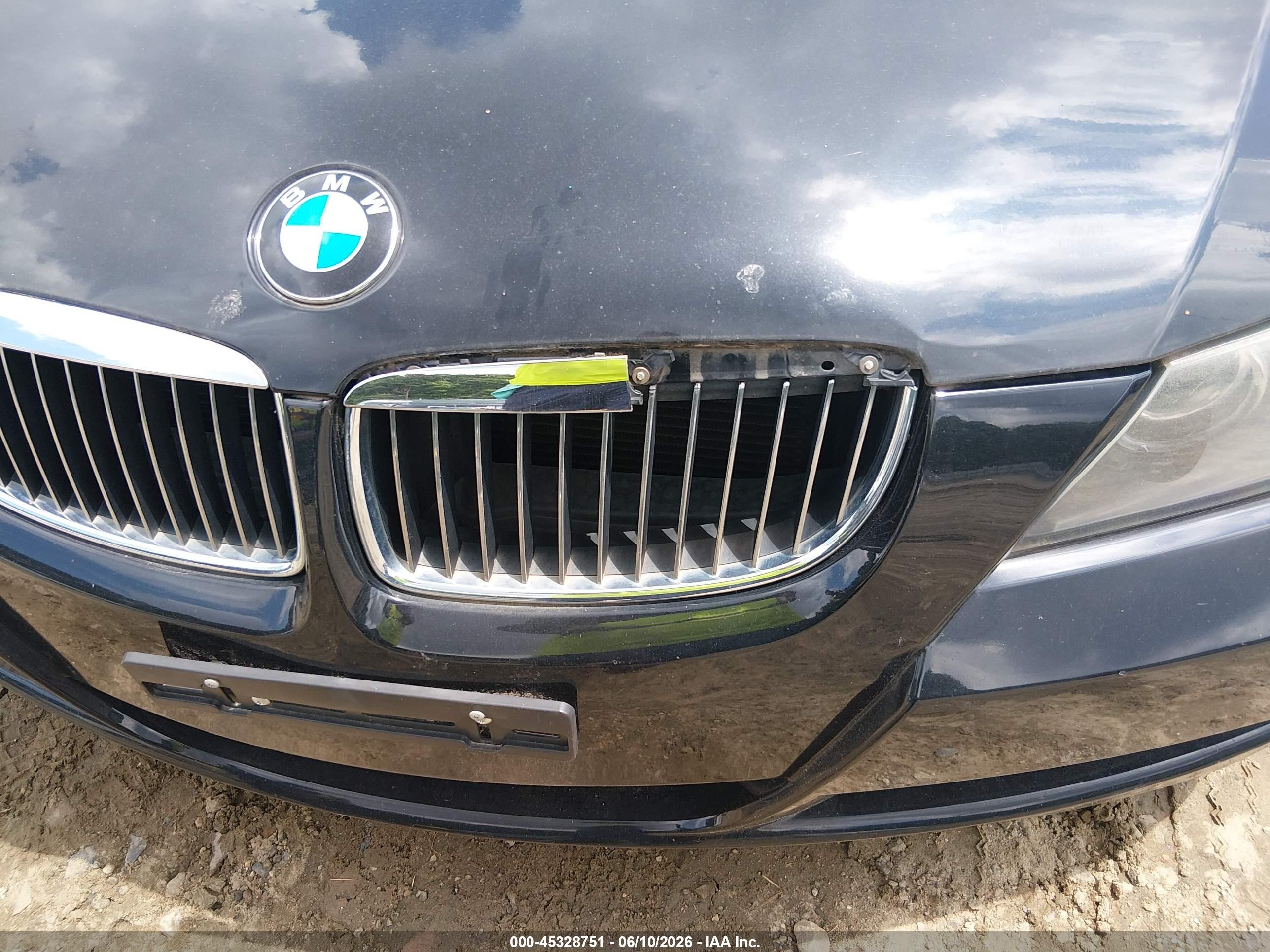 2007 Bmw 335i   Black vin: WBAVB73597PA89794