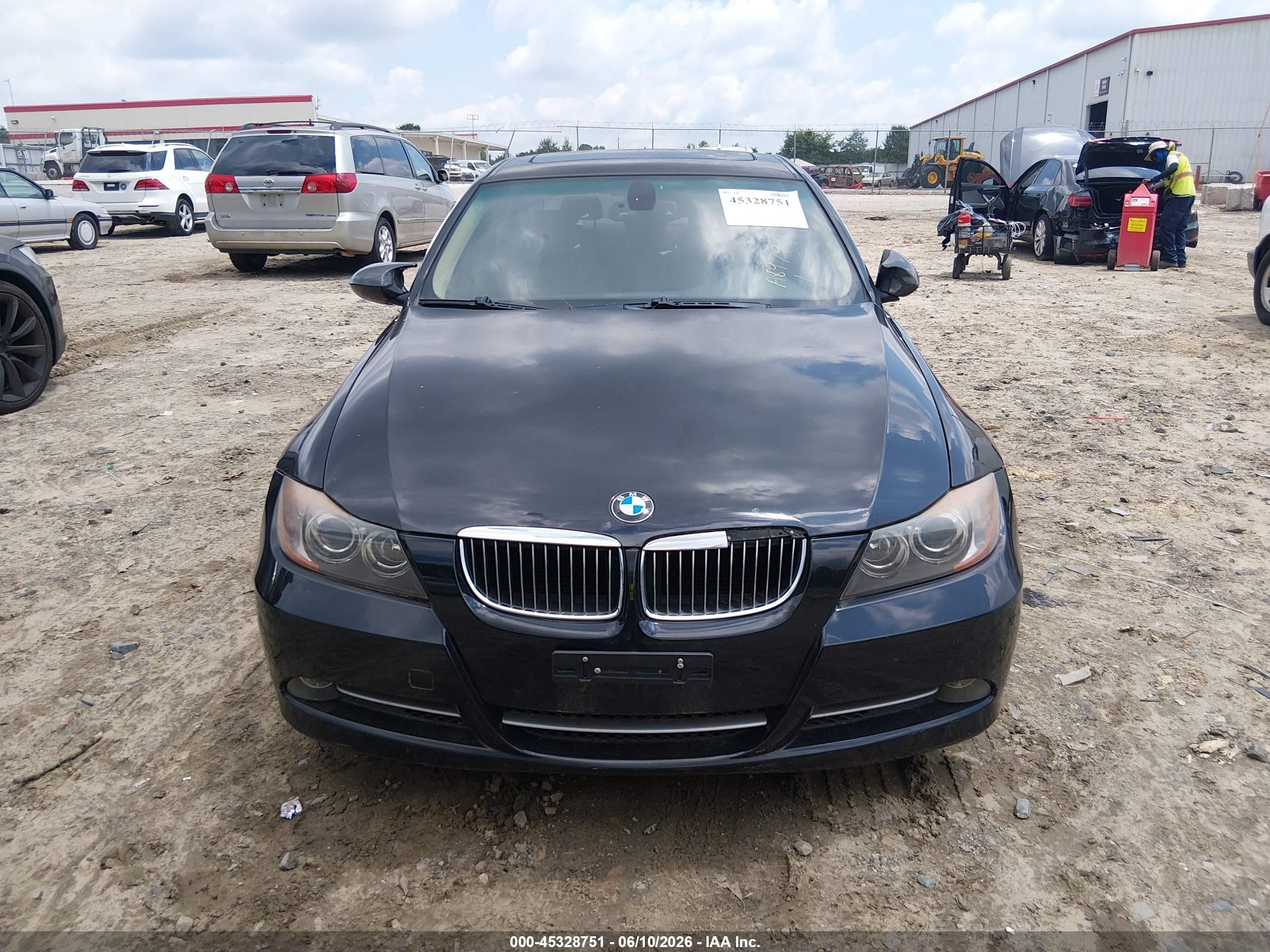 2007 Bmw 335i   Black vin: WBAVB73597PA89794