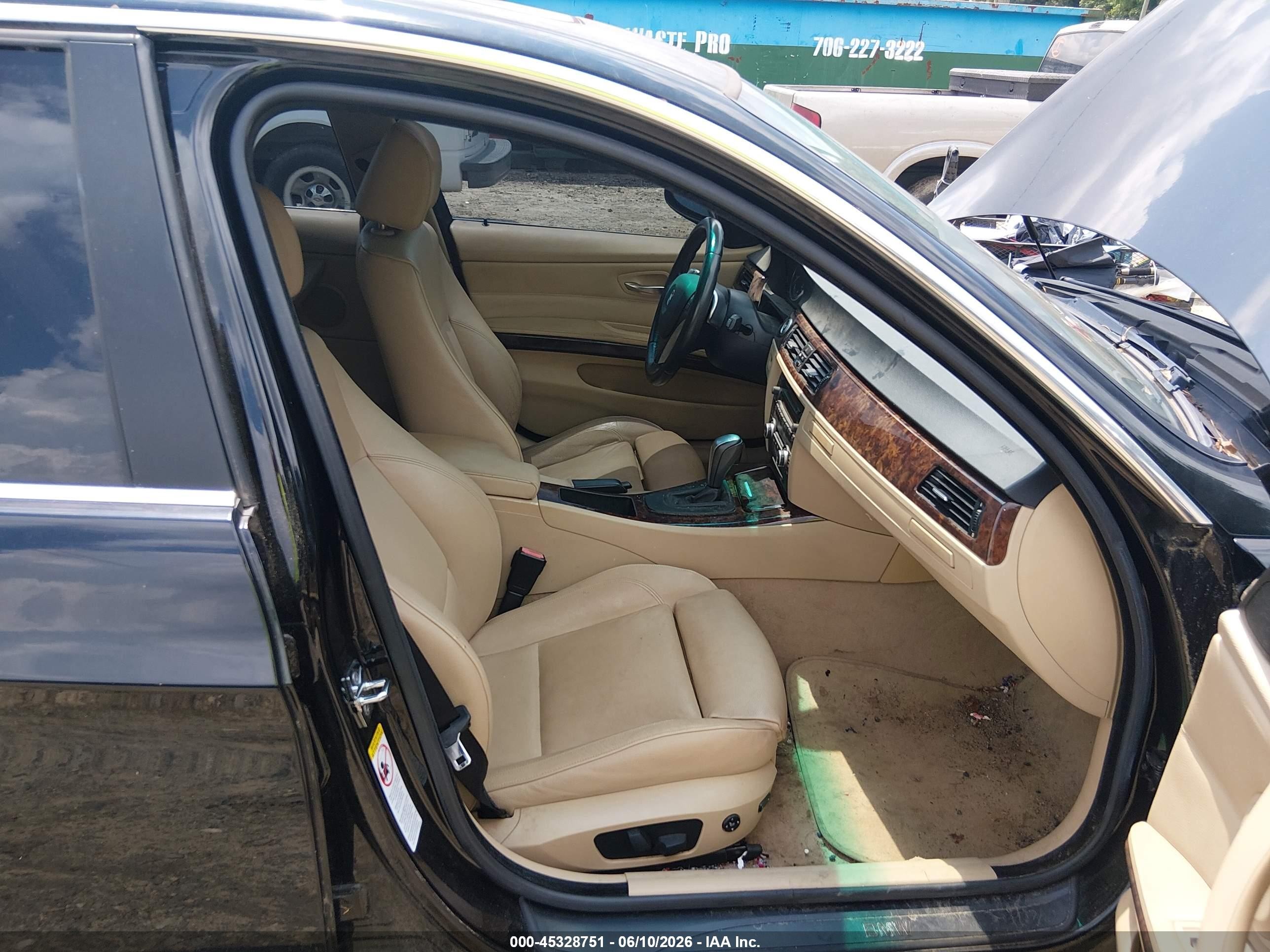 2007 Bmw 335i   Black vin: WBAVB73597PA89794