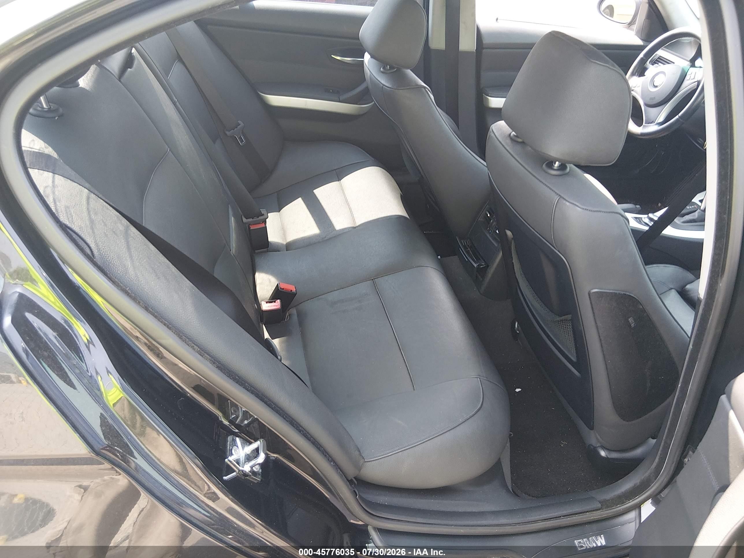 2007 Bmw 335i Black vin: WBAVB73597VF53906