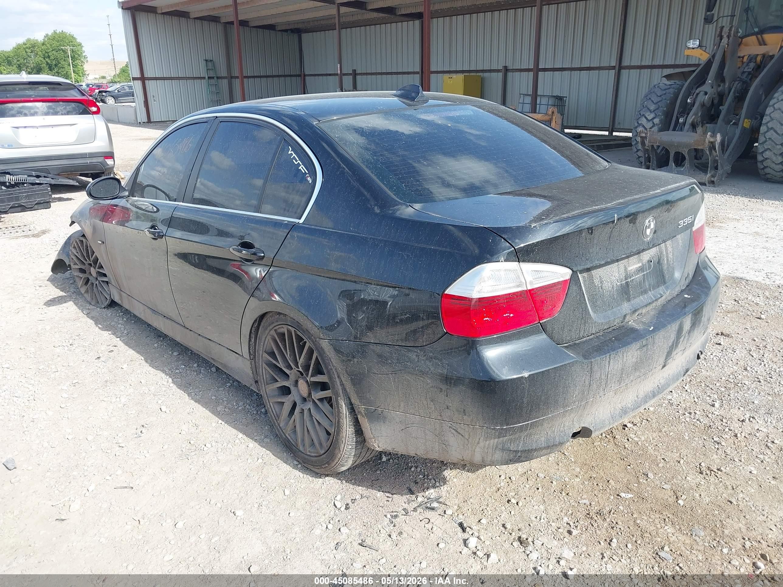 2008 Bmw 335i   Черный vin: WBAVB73598VF51171