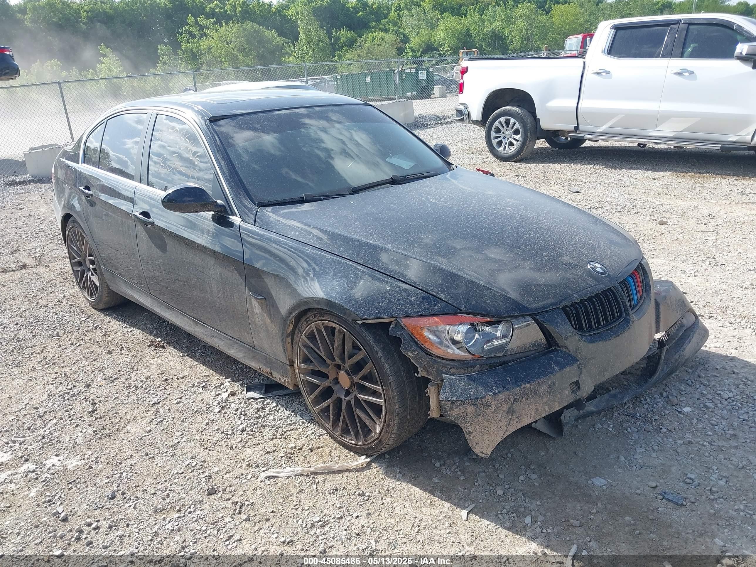 2008 Bmw 335i   Черный vin: WBAVB73598VF51171