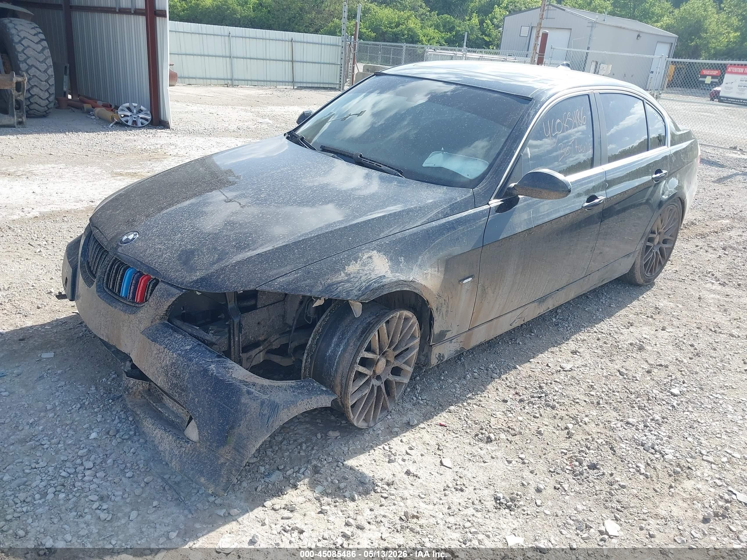 2008 Bmw 335i   Черный vin: WBAVB73598VF51171