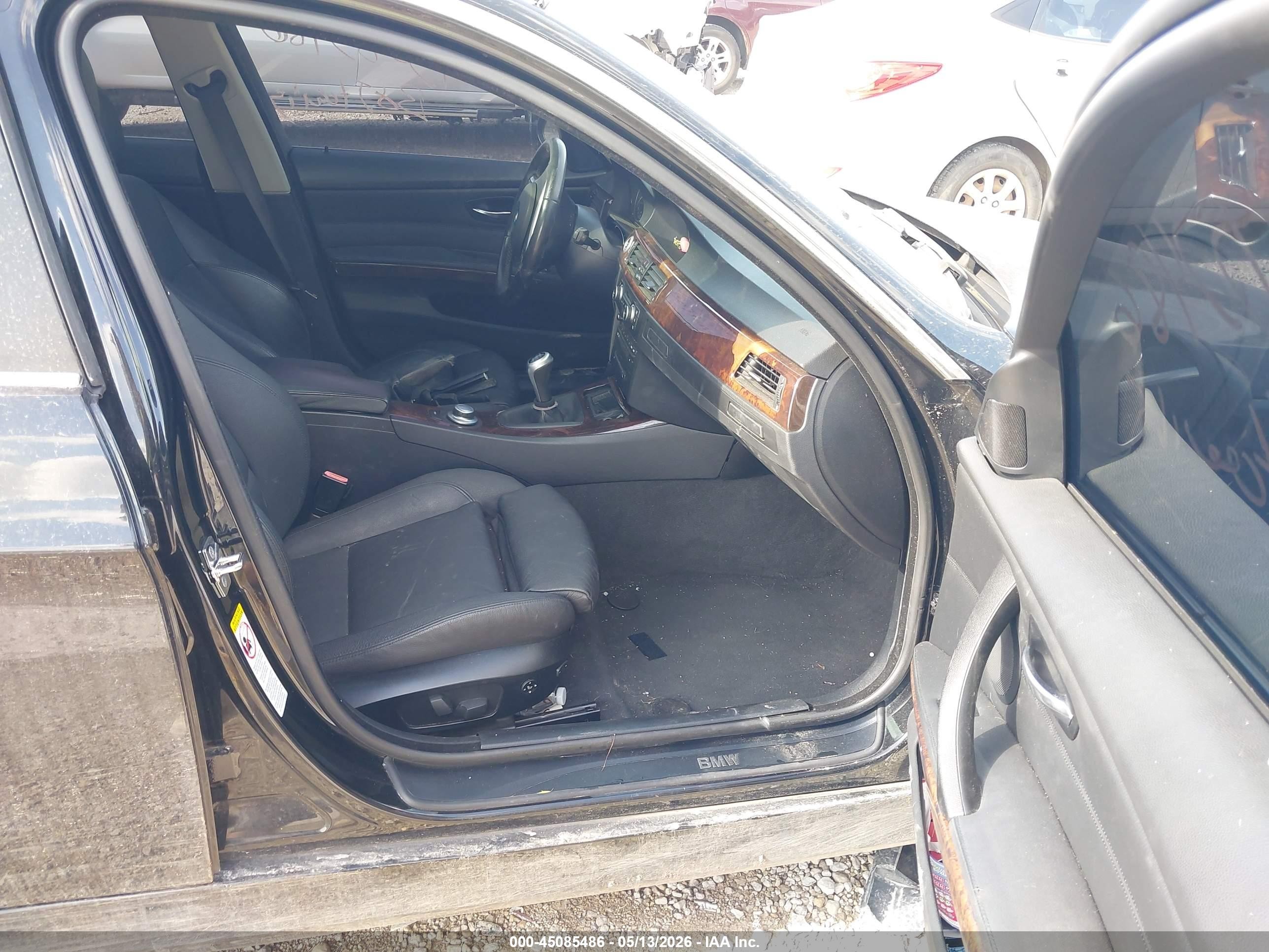 2008 Bmw 335i   Черный vin: WBAVB73598VF51171