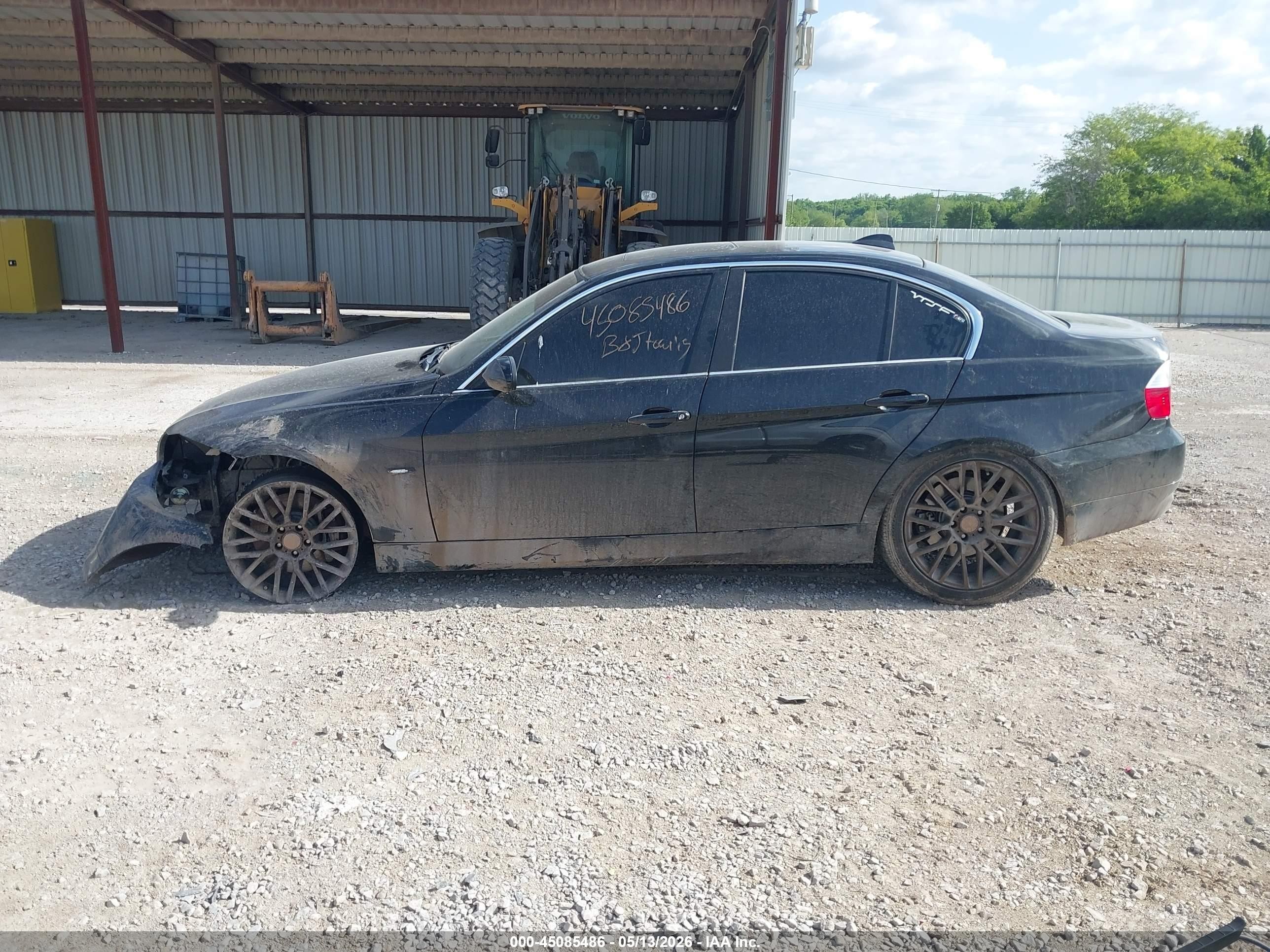 2008 Bmw 335i   Черный vin: WBAVB73598VF51171
