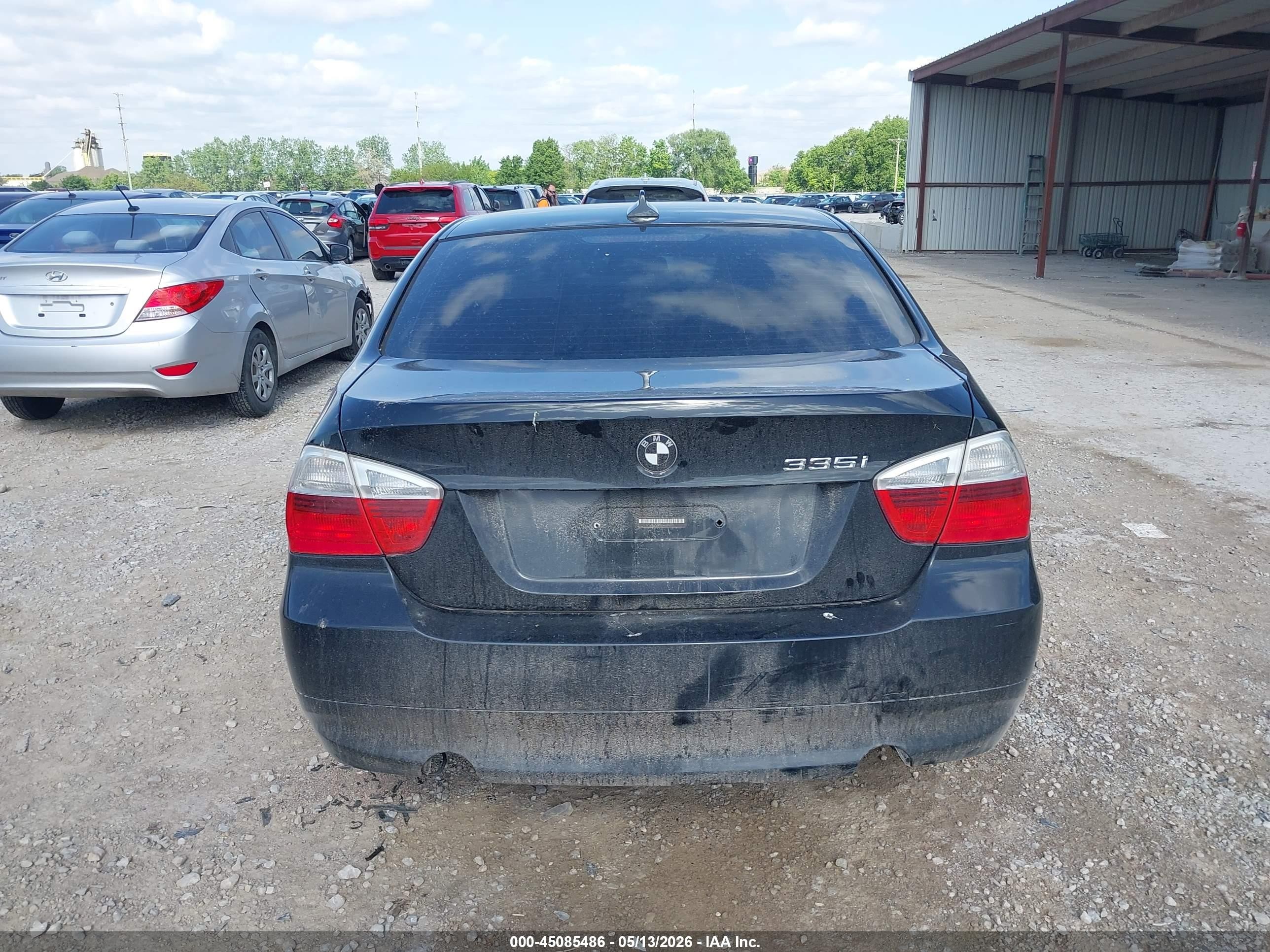 2008 Bmw 335i   Черный vin: WBAVB73598VF51171