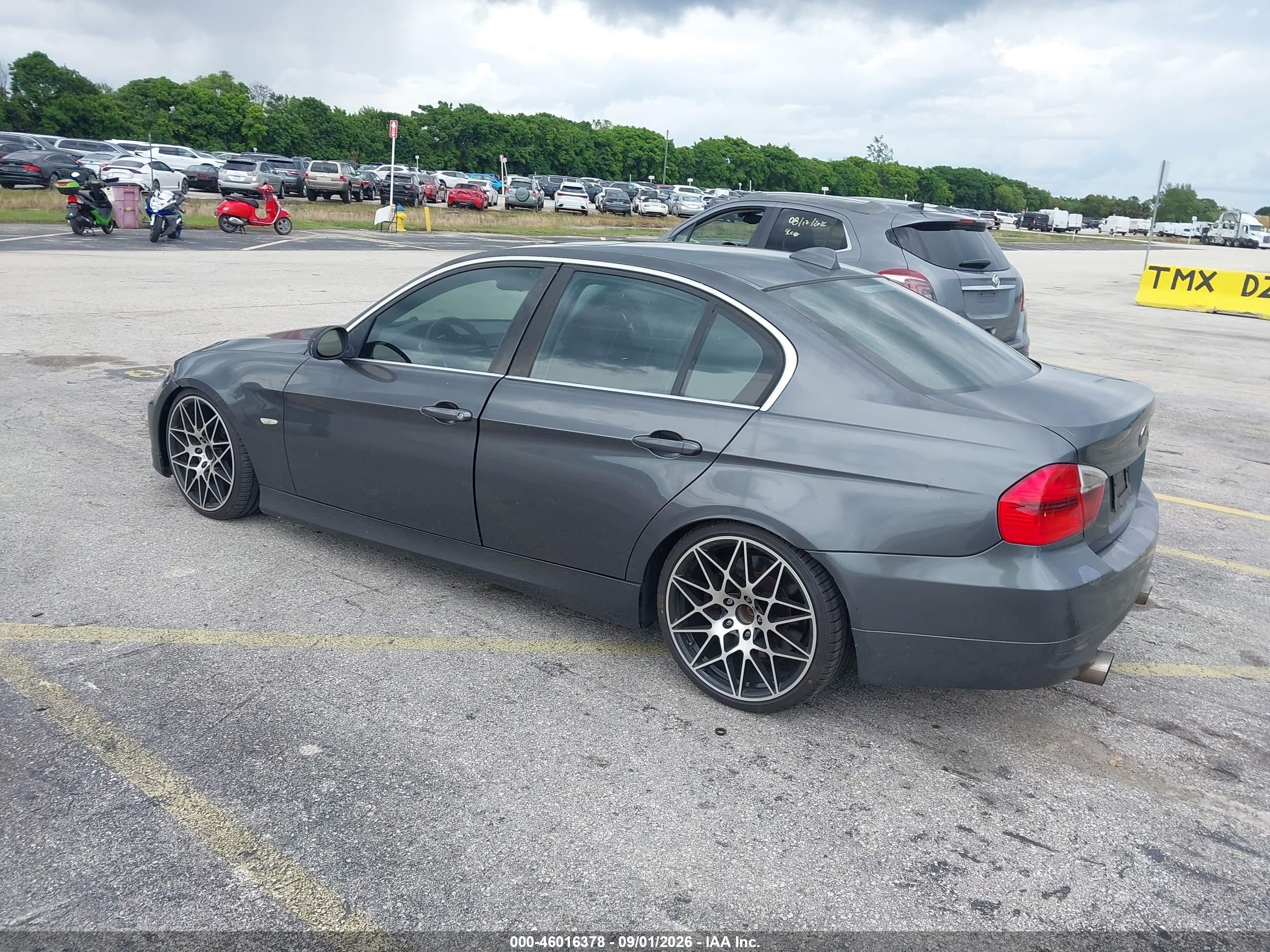 2007 Bmw 335i   Gray vin: WBAVB735X7VF52263