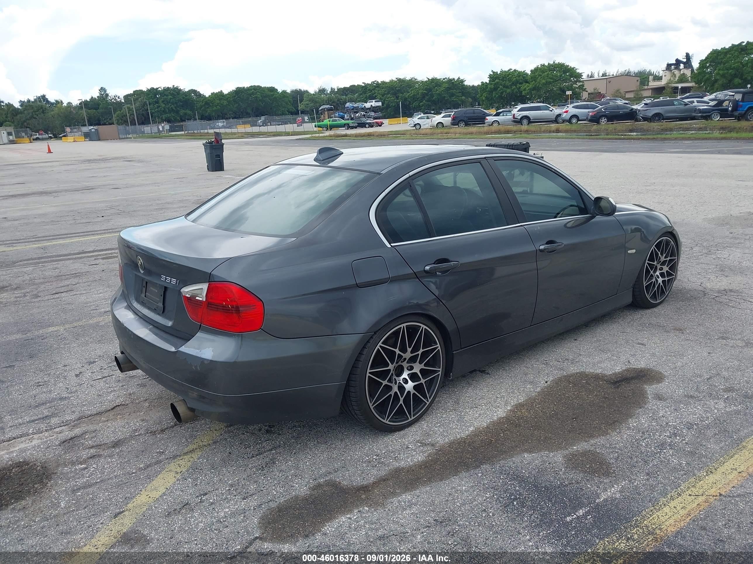 2007 Bmw 335i   Gray vin: WBAVB735X7VF52263