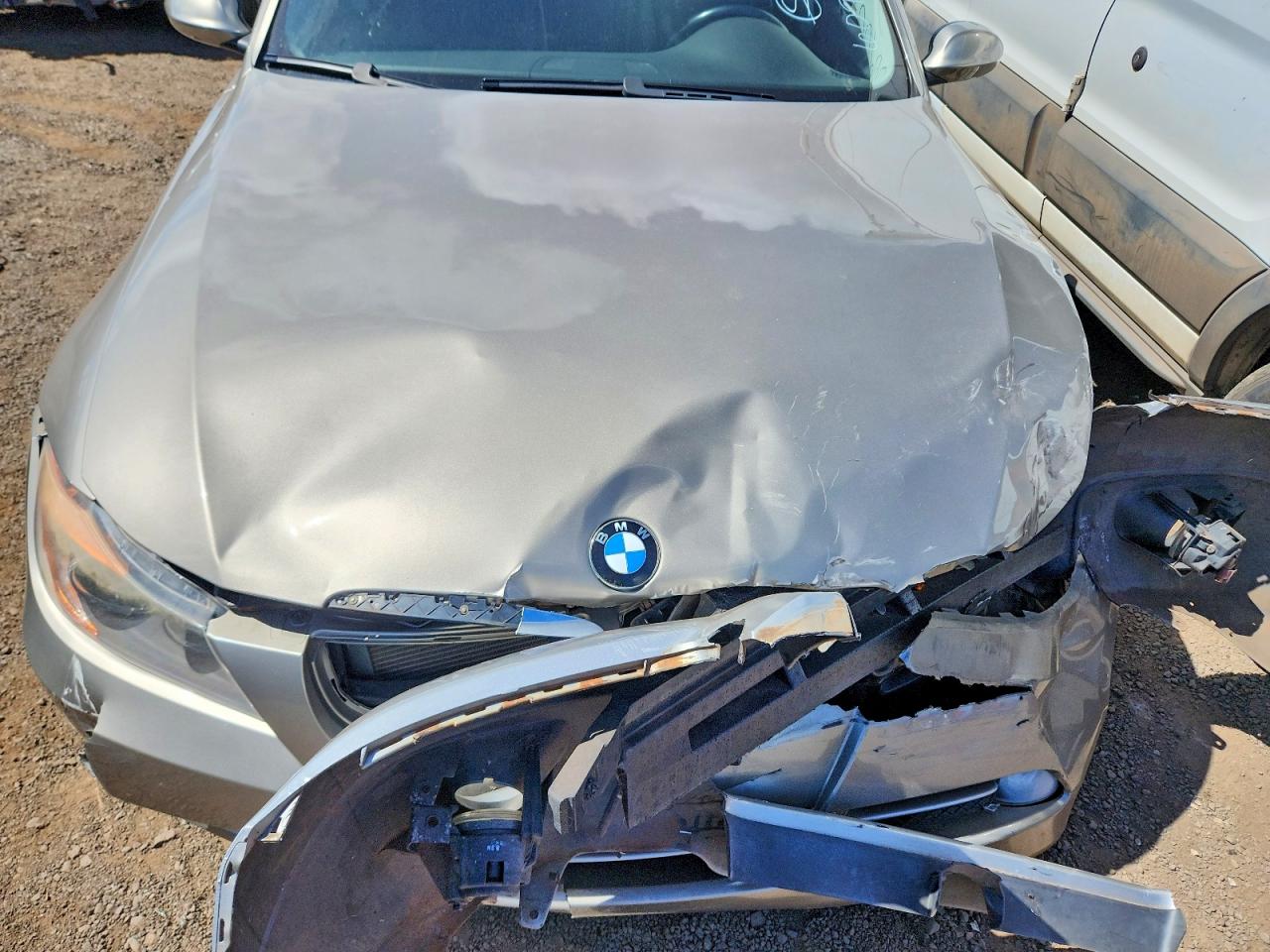 2008 Bmw 335 I Silver vin: WBAVB77508NH79764