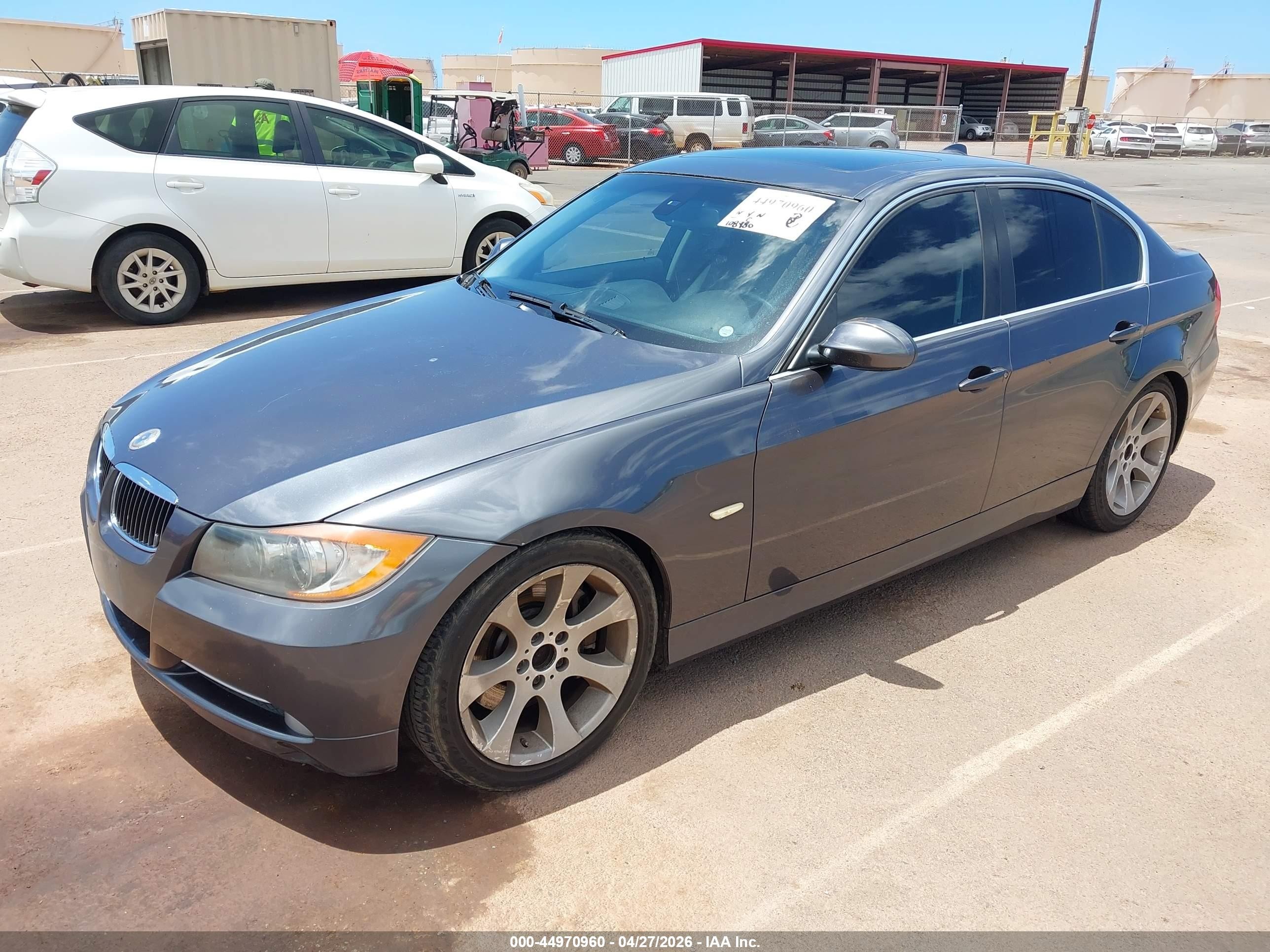 2008 Bmw 335i   Gray vin: WBAVB77538NH78155