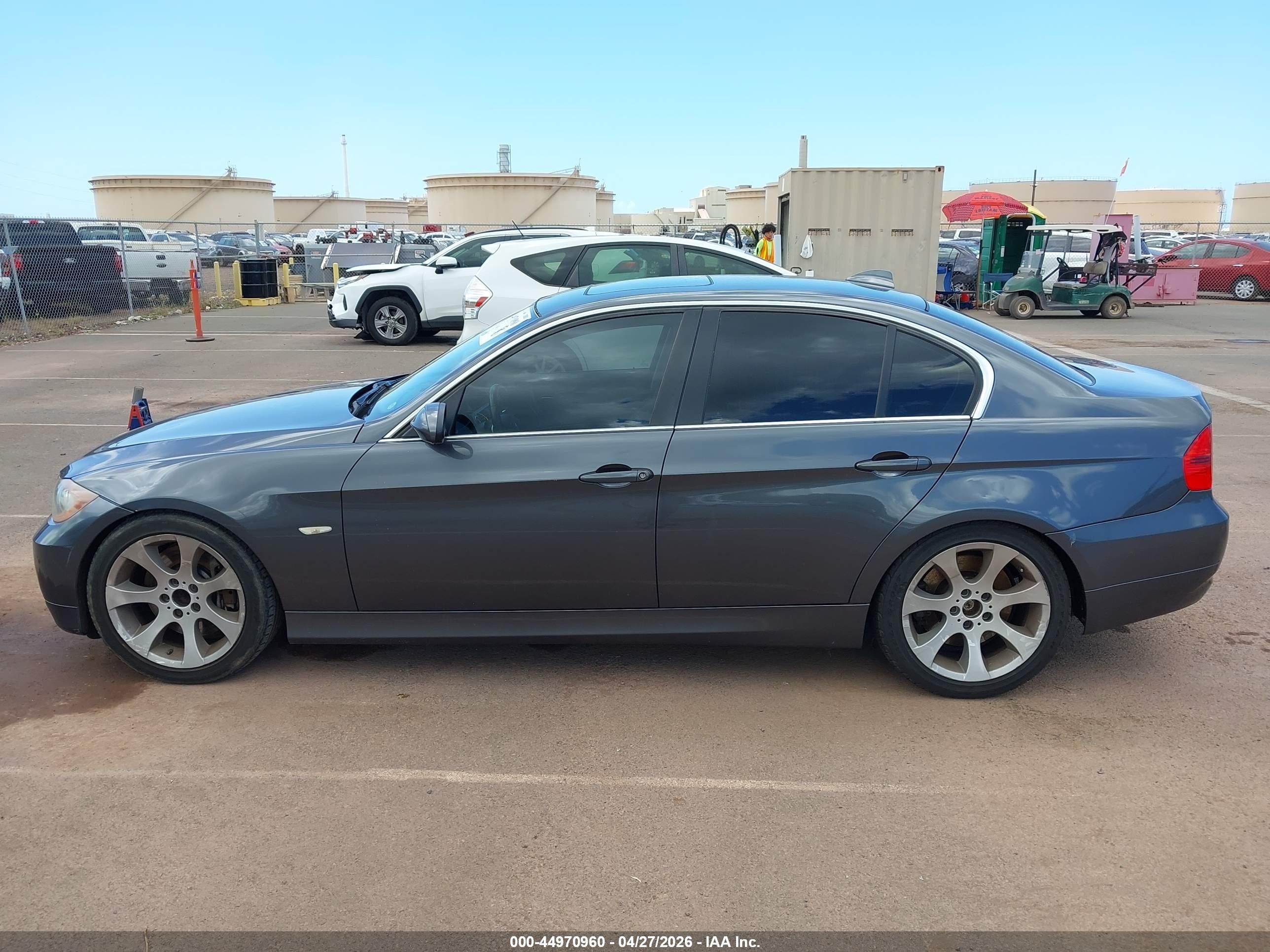 2008 Bmw 335i   Gray vin: WBAVB77538NH78155