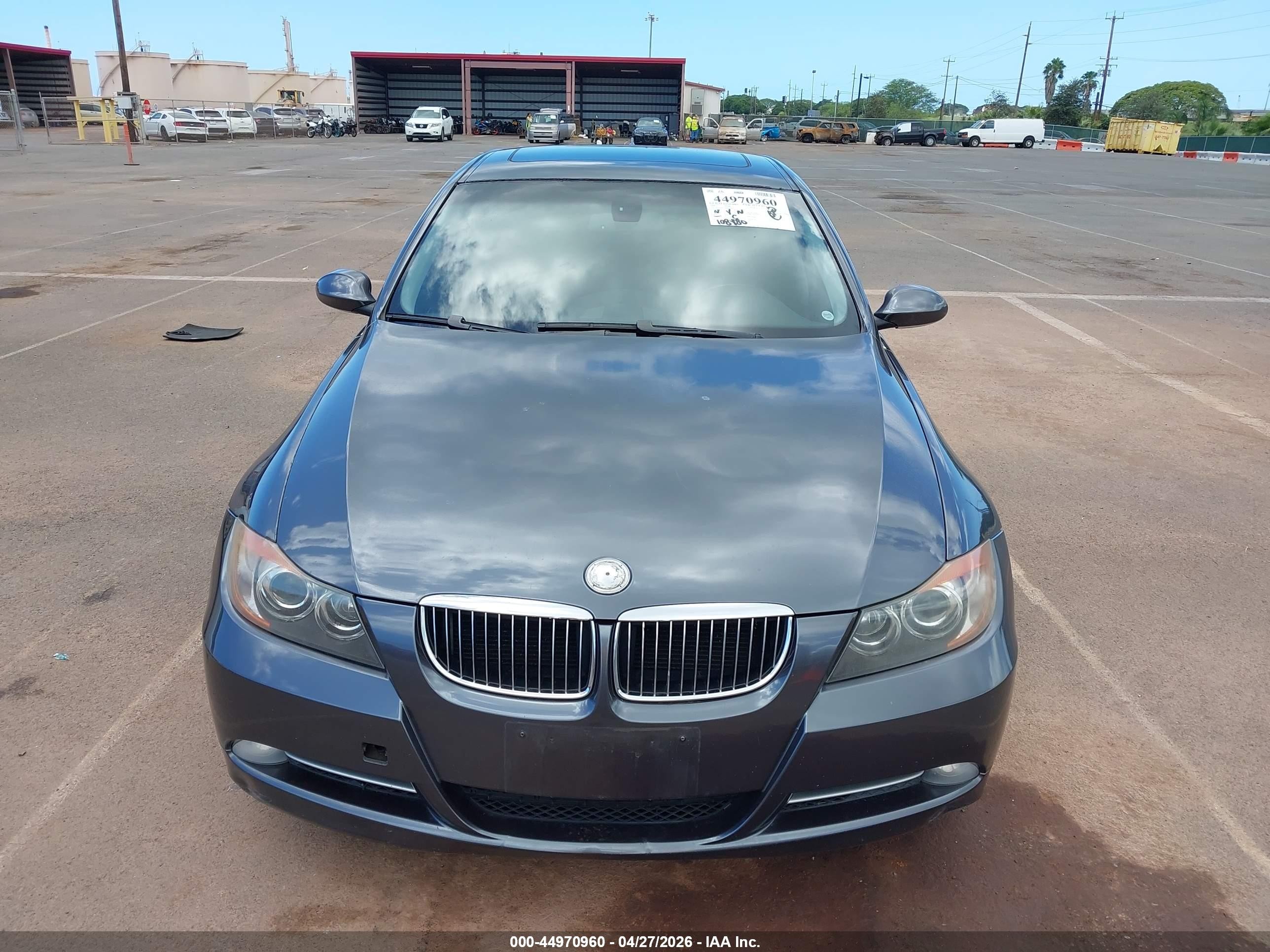2008 Bmw 335i   Gray vin: WBAVB77538NH78155