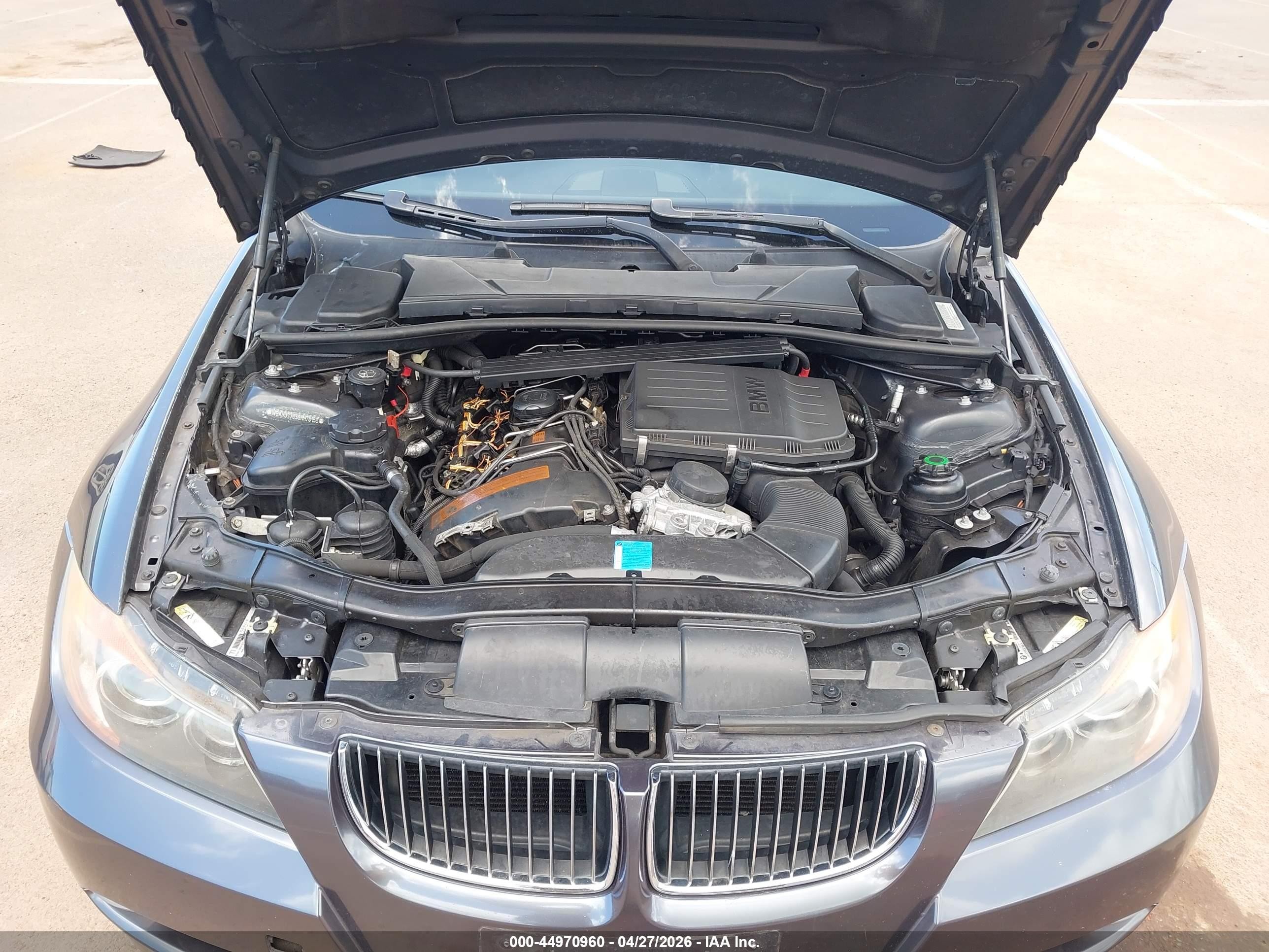 2008 Bmw 335i   Gray vin: WBAVB77538NH78155