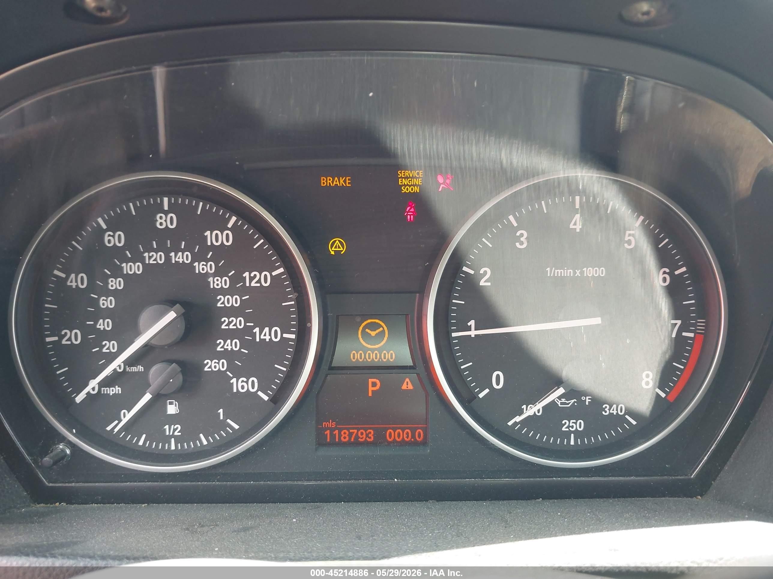 2008 Bmw 335i Белый vin: WBAVB77538NH80097