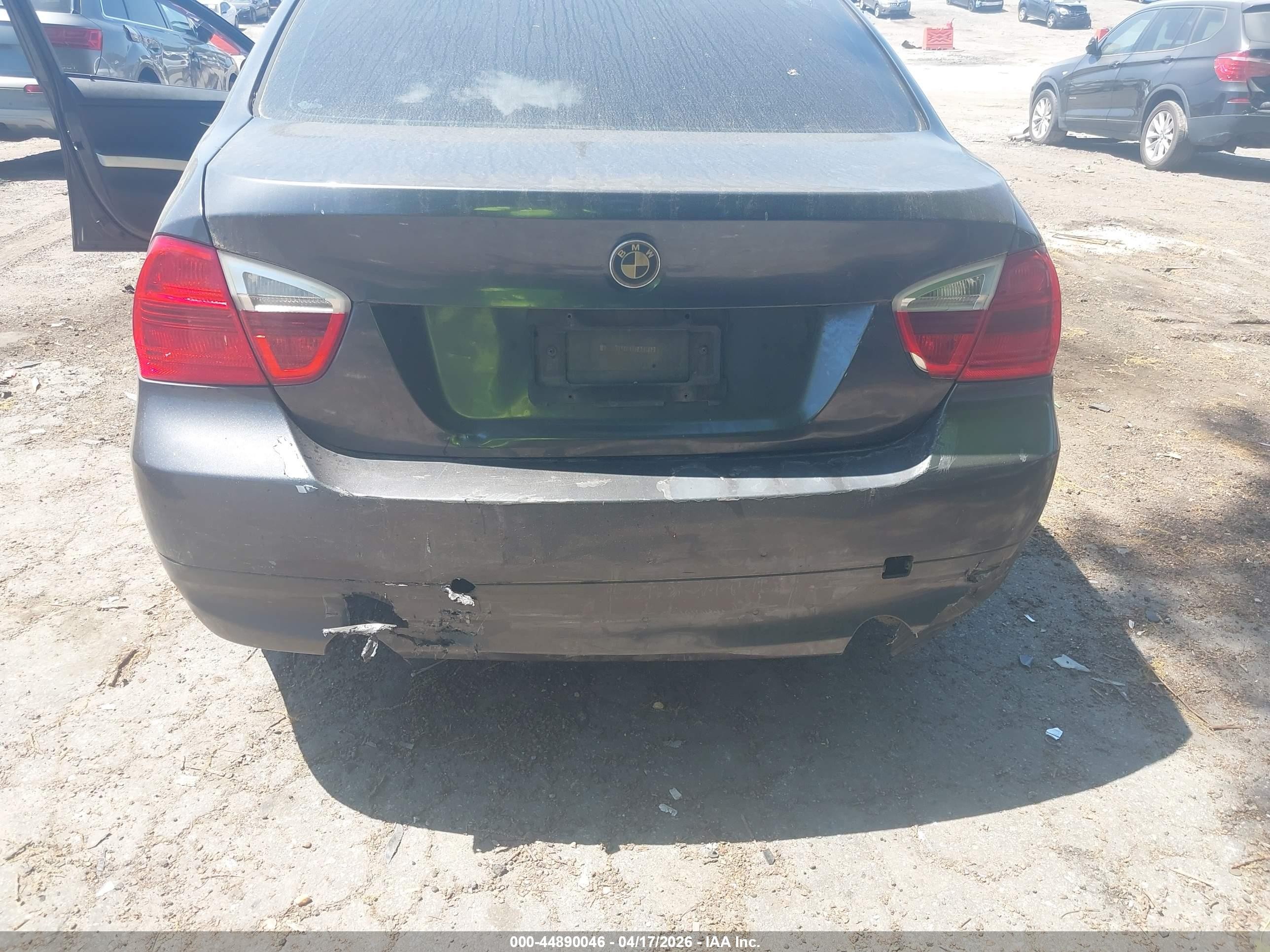 2008 Bmw 335i   Gray vin: WBAVB77548NH78150