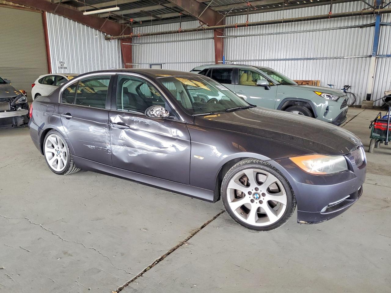2008 Bmw 335 I Серый vin: WBAVB77598NH78743