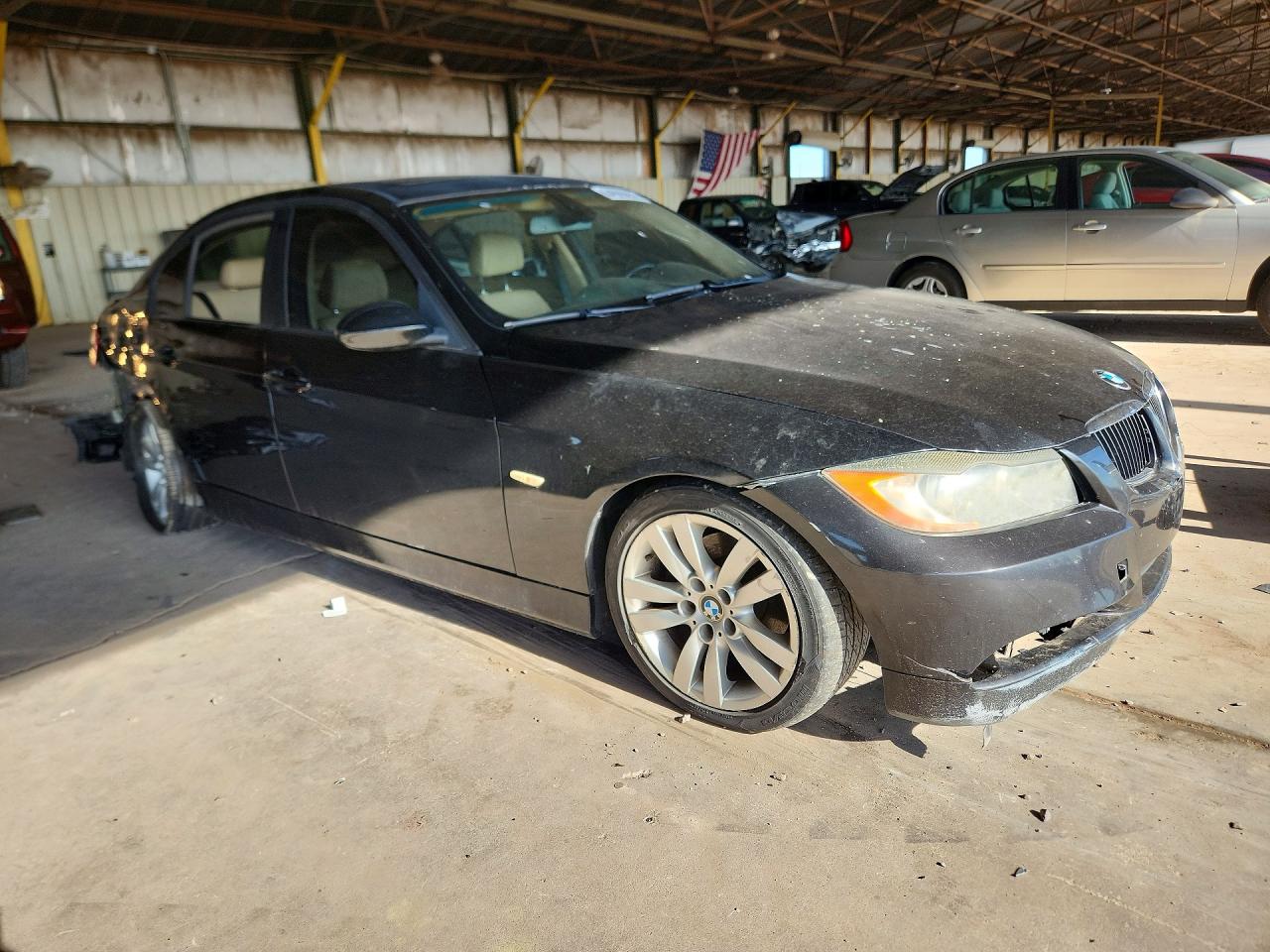 2007 Bmw 328 I Sulev Black vin: WBAVC53507FZ72414