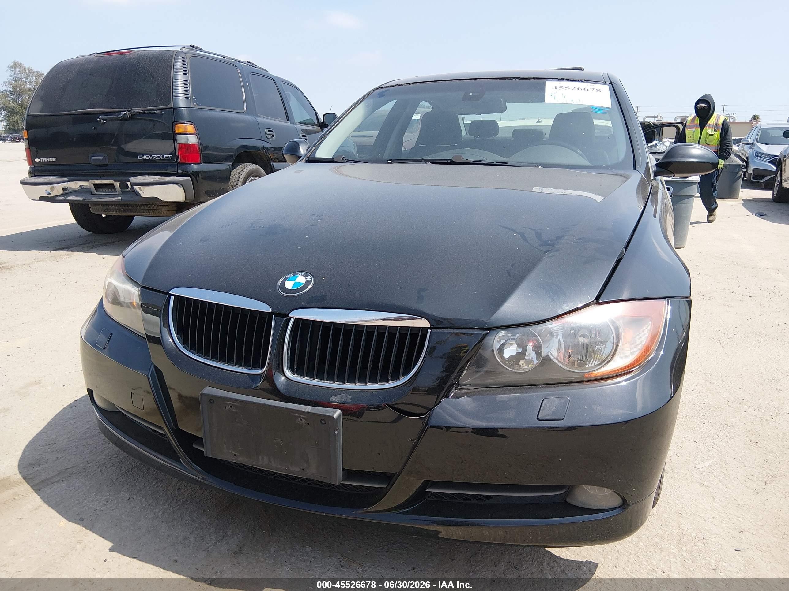 2008 Bmw 328i   Black vin: WBAVC53508F008493