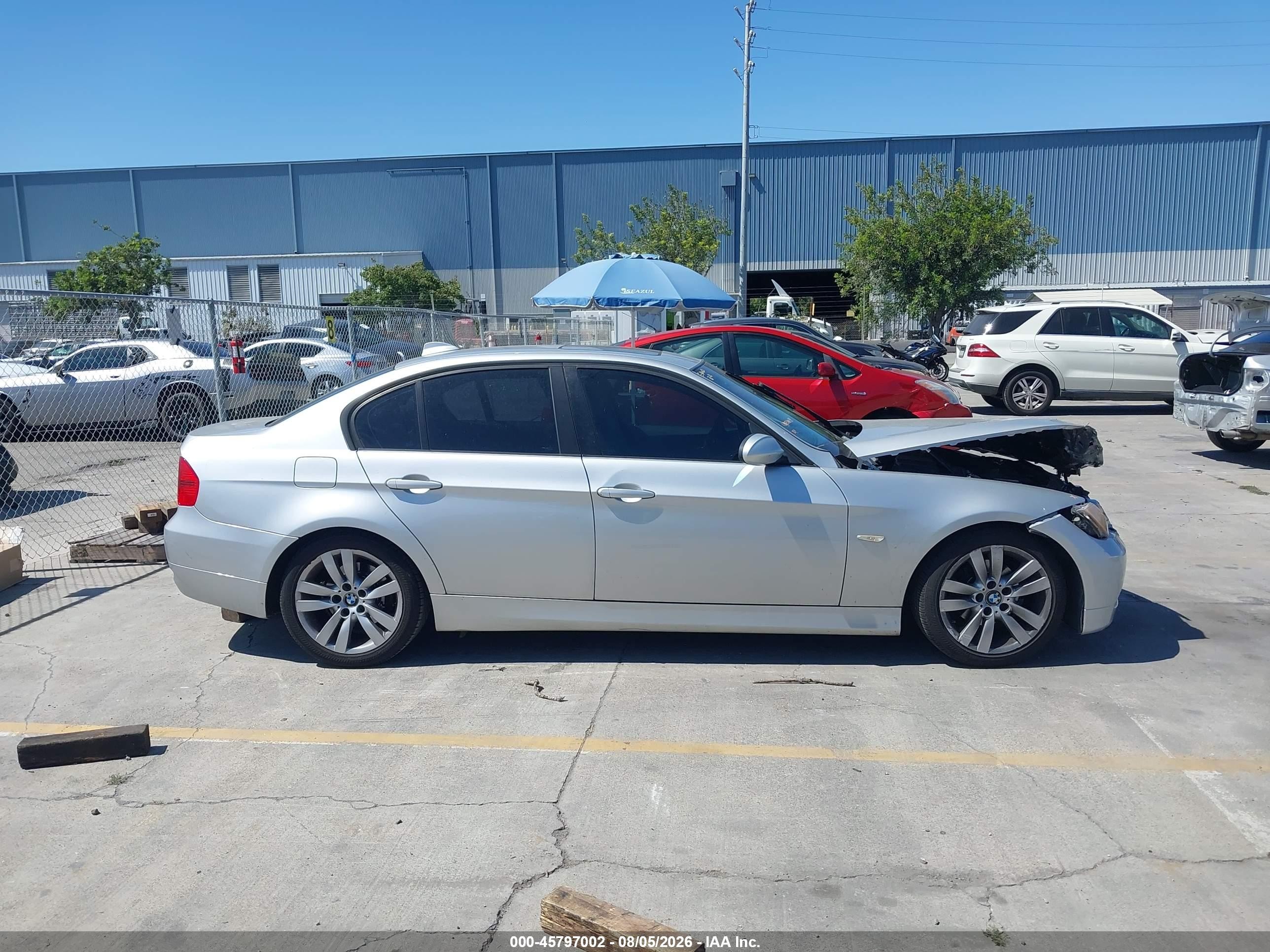 2007 Bmw 328i   Gray vin: WBAVC53517FZ81171