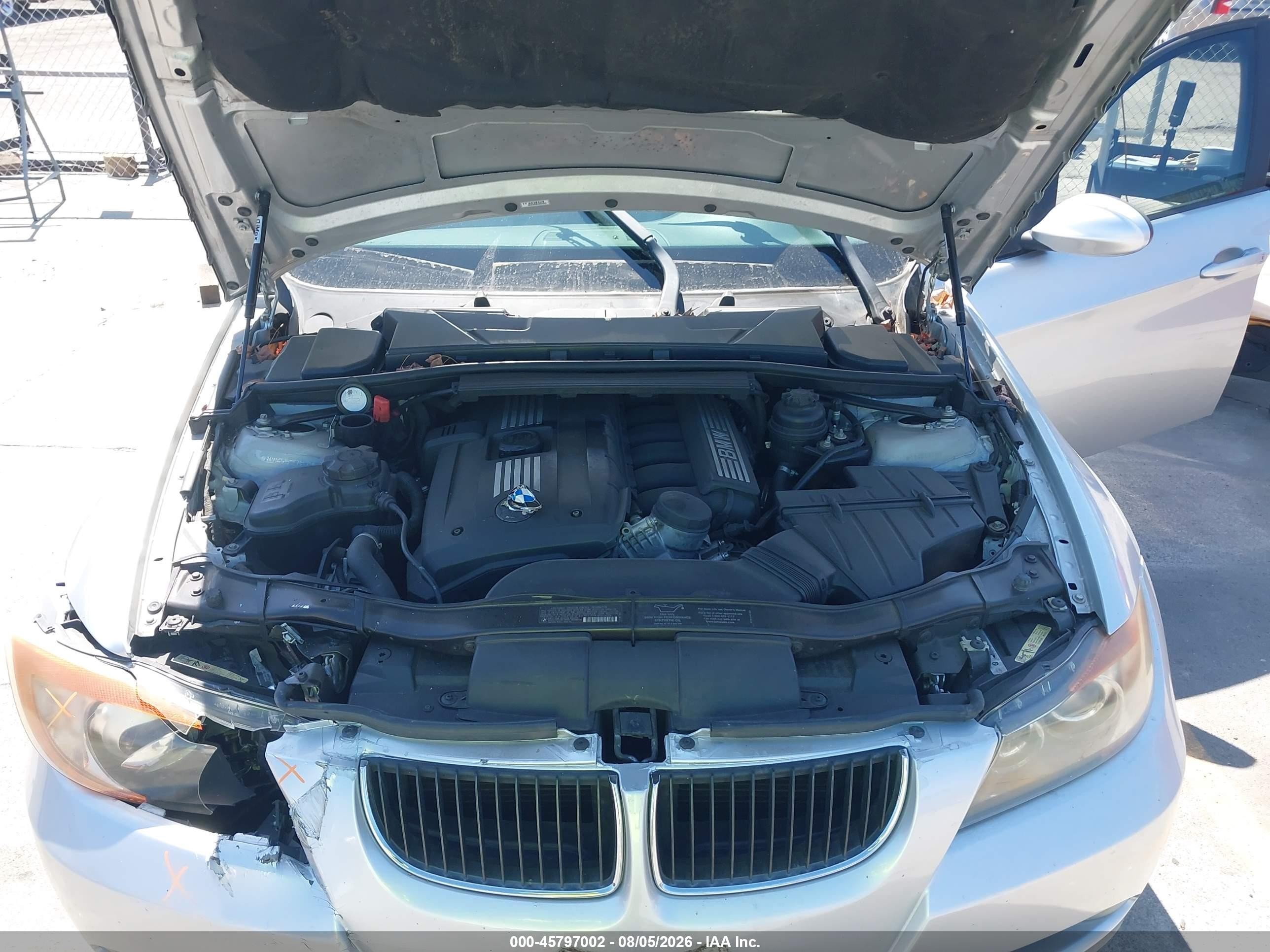 2007 Bmw 328i   Gray vin: WBAVC53517FZ81171