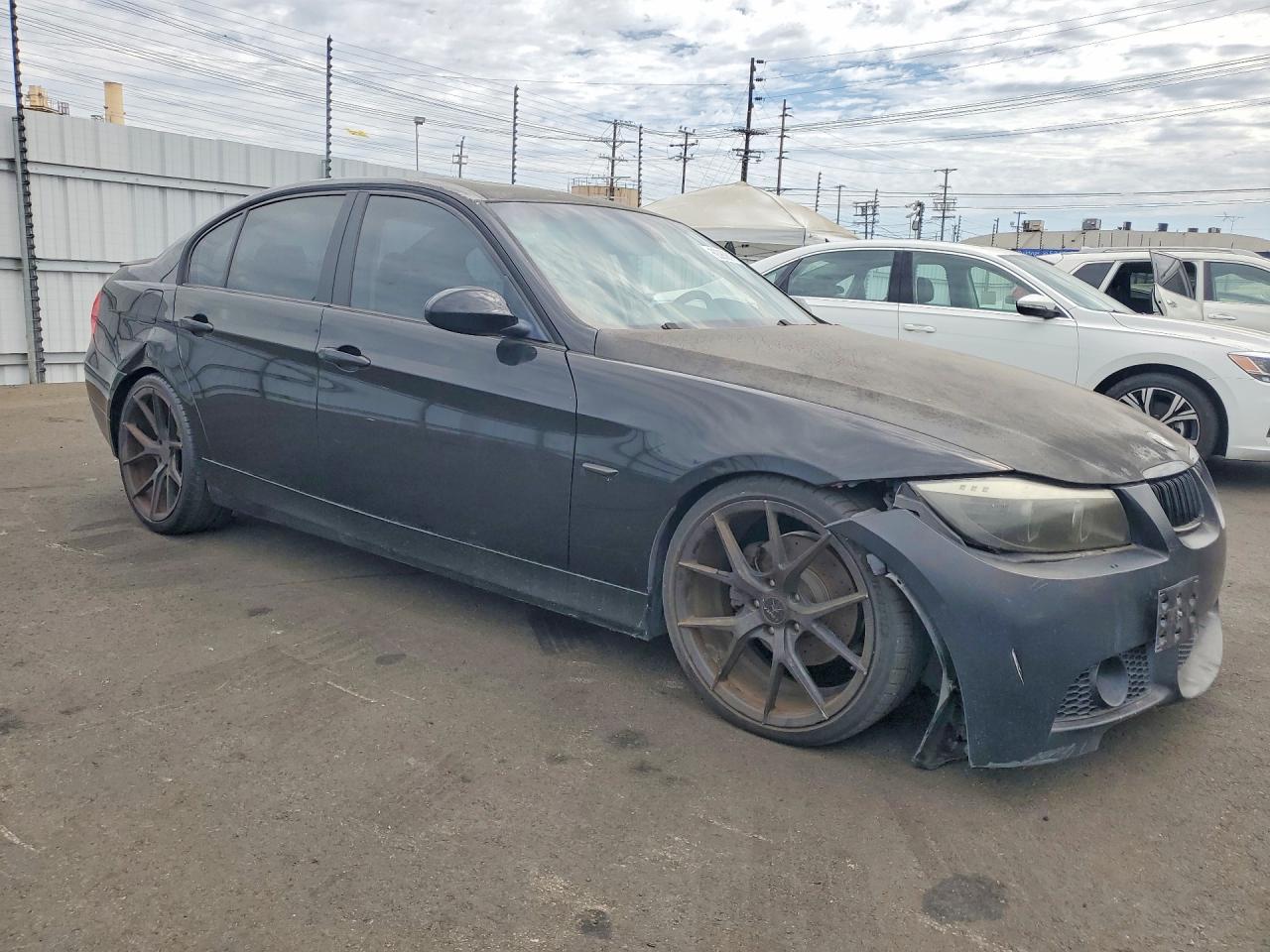 2008 Bmw 328 I Sulev Черный vin: WBAVC53528FZ89474