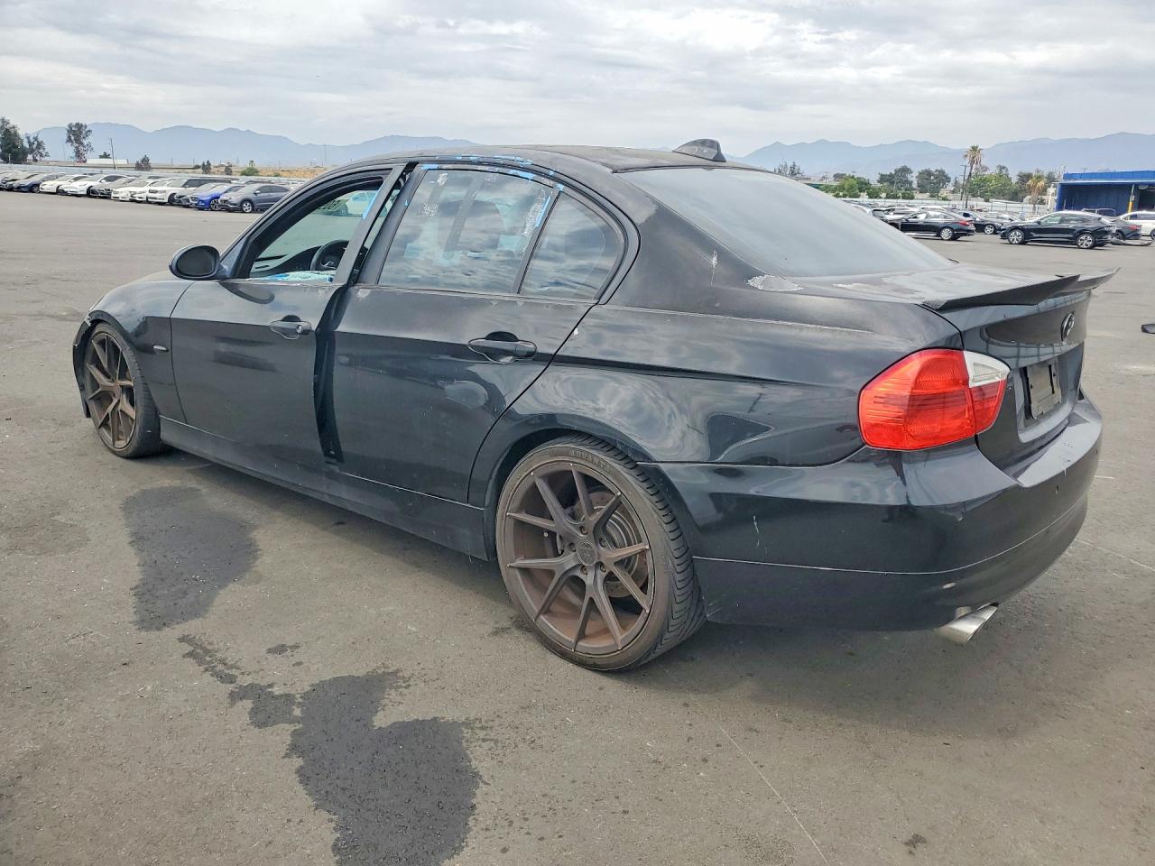 2008 Bmw 328 I Sulev Черный vin: WBAVC53528FZ89474