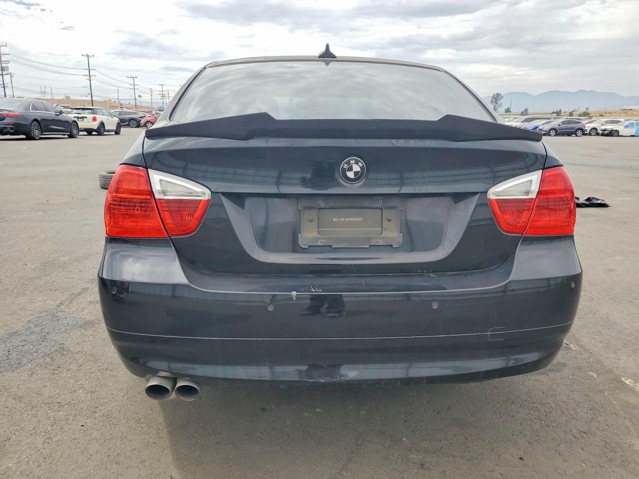 2008 Bmw 328 I Sulev Черный vin: WBAVC53528FZ89474