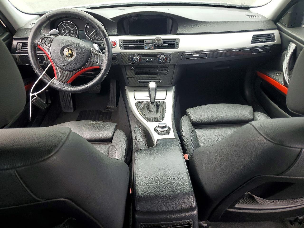2008 Bmw 328 I Sulev Черный vin: WBAVC53528FZ89474