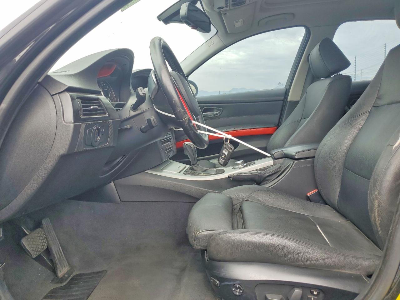 2008 Bmw 328 I Sulev Черный vin: WBAVC53528FZ89474