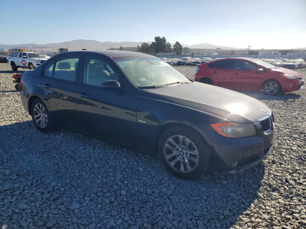 2007 Bmw 328 I Sulev Black vin: WBAVC53537FZ81415