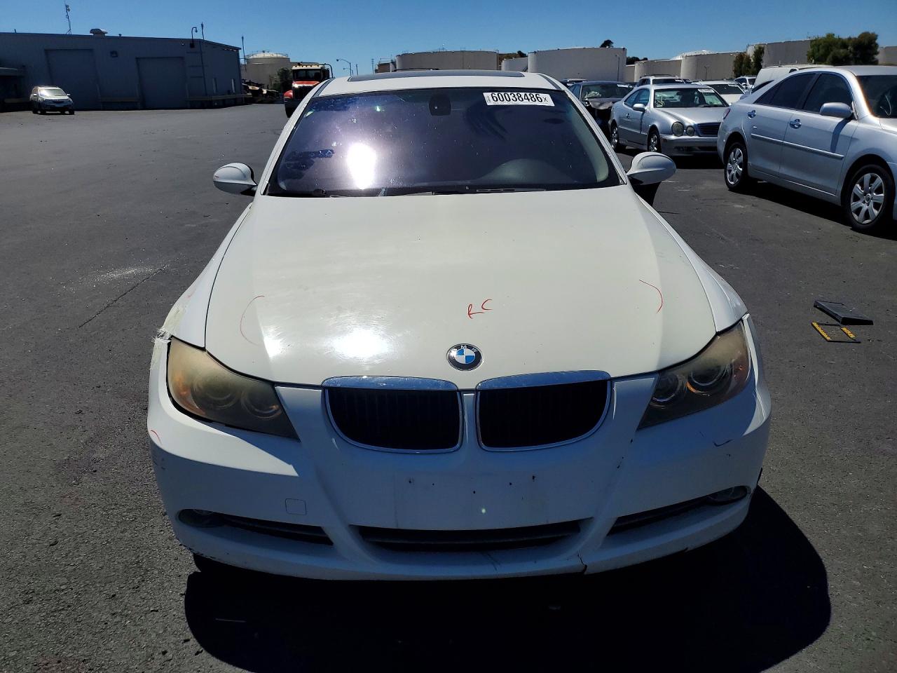 2008 Bmw 328 I Sulev White vin: WBAVC53538FZ86891