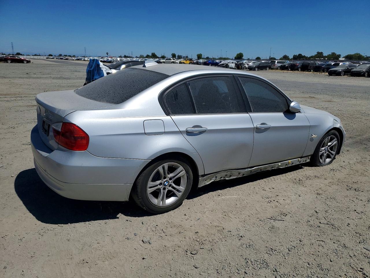 2008 Bmw 328 I Sulev Silver vin: WBAVC53538FZ86955