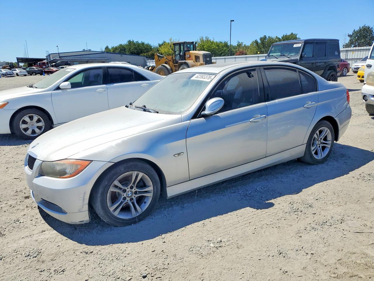 2008 Bmw 328 I Sulev Silver vin: WBAVC53538FZ86955