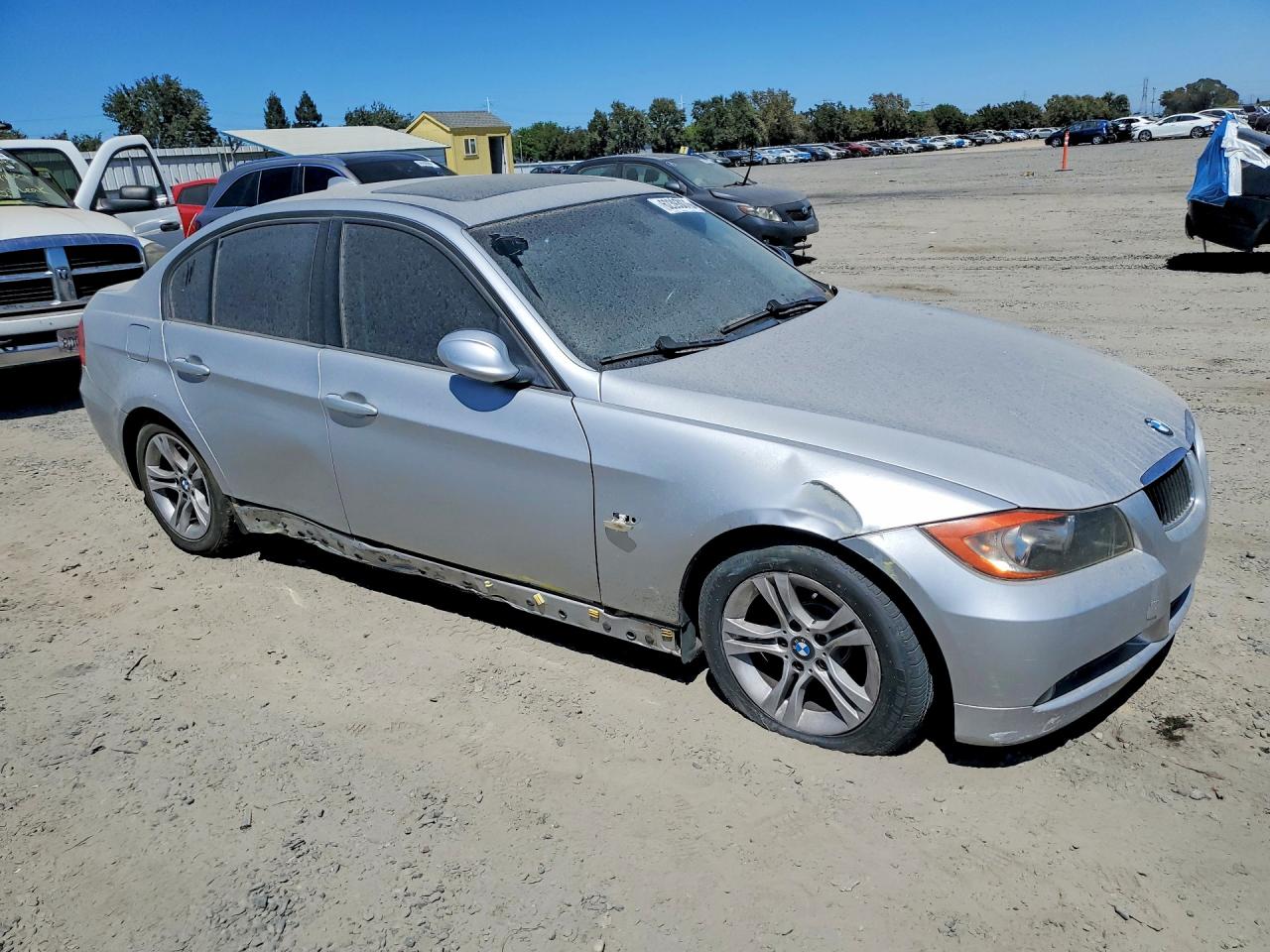 2008 Bmw 328 I Sulev Silver vin: WBAVC53538FZ86955