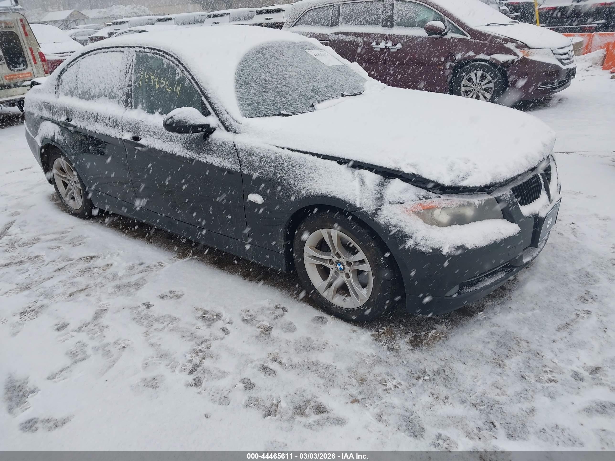 2008 Bmw 328i   Black vin: WBAVC53538FZ88186